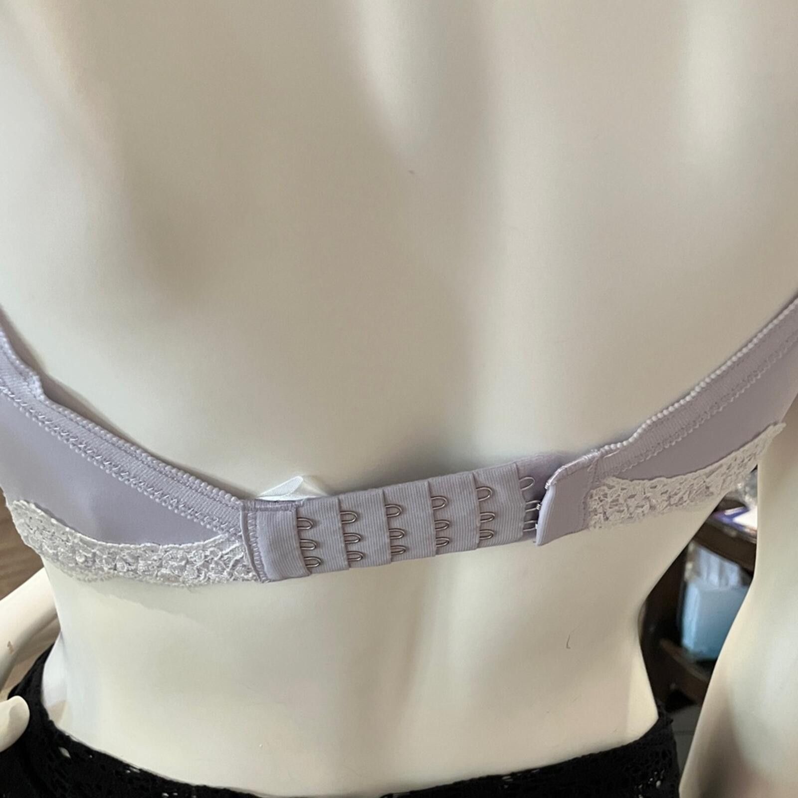 Other Cake Lingerie Soft Lilac Nursing Bra with Lace Trim Size ONE SIZE - 8 Thumbnail