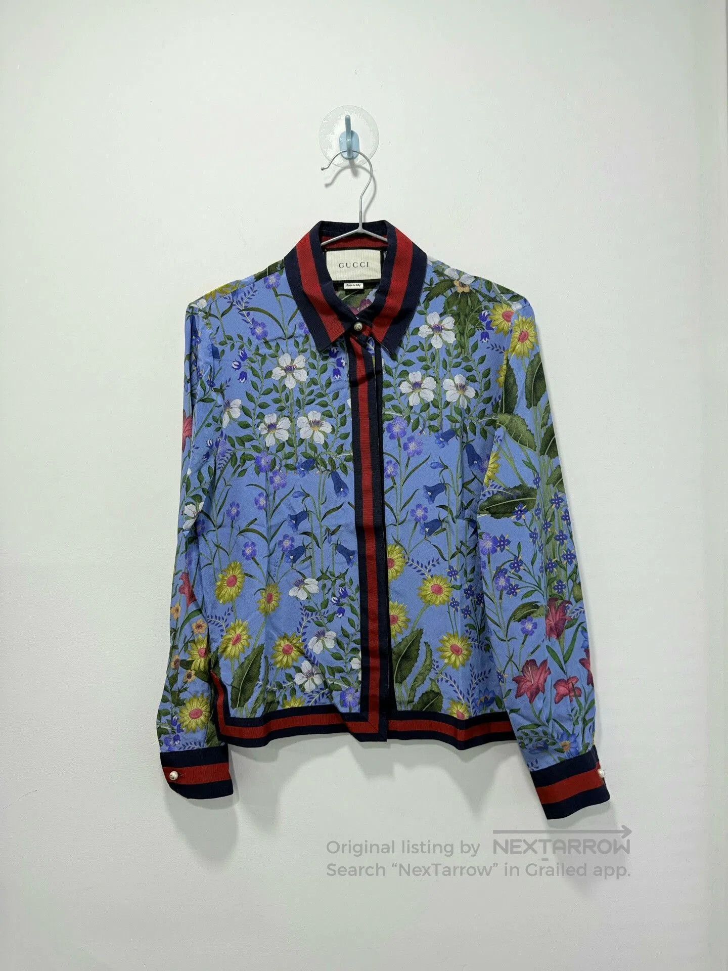 Gucci Gucci Floral Silk Blouse Size 38. Size S / US 4 / IT 40 - 1 Thumbnail