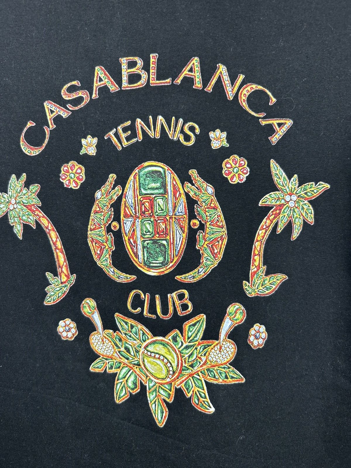 Casablanca Casablanca Tennis Club Basic T shirt Black Size US S / EU 44-46 / 1 - 14 Thumbnail