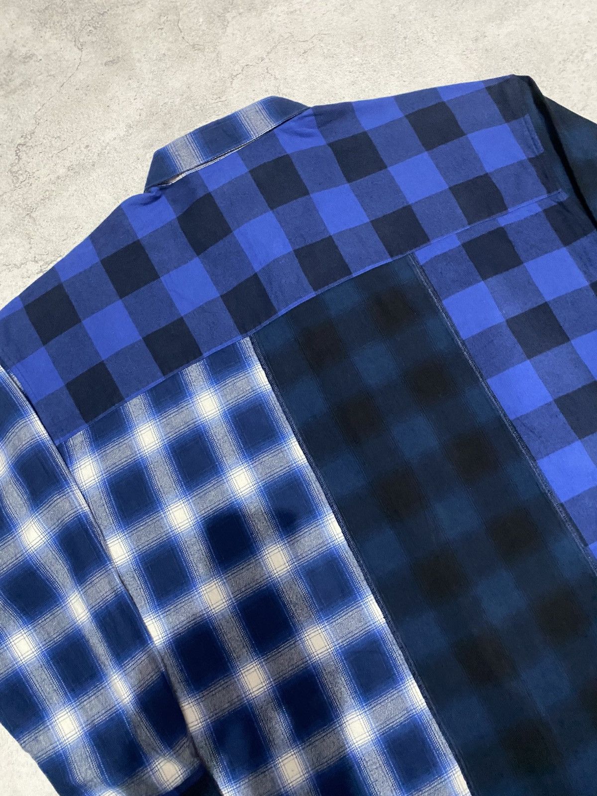 Designer × Flannel × Japanese Brand Veterano Patchwork ChipClip Flannel Size US XL / EU 56 / 4 - 6 Thumbnail