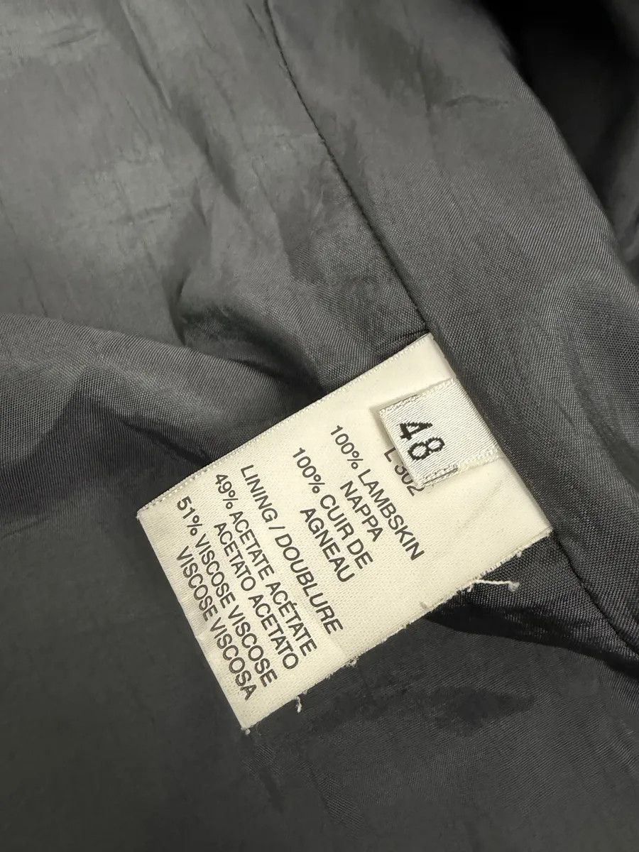 Armani Collezioni 2000s Armani Collezioni Black Leather Jacket Size US M / EU 48-50 / 2 - 12 Thumbnail