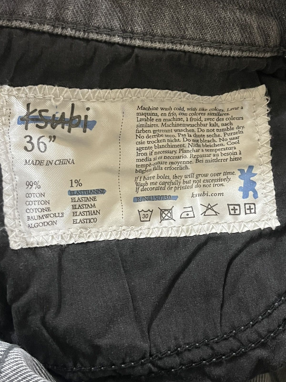 Ksubi Ksubi Chitch Eratik Trashed Jeans Sz 36 Size US 36 / EU 52 - 12 Thumbnail