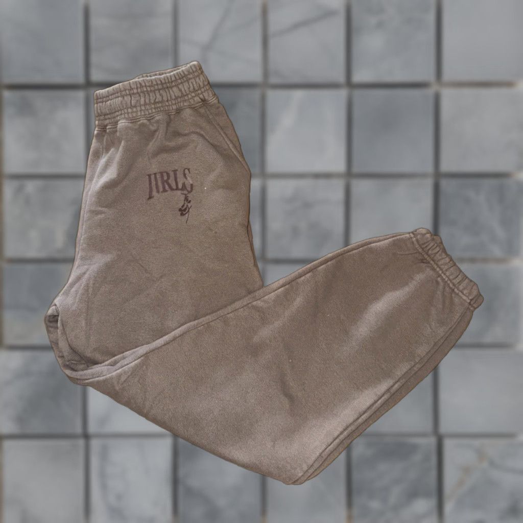 J Brand Hood Raised Sweatpants Pants Adult Men L Taupe Heavyweight Jogger 30 in Inseam Colorful Regular Cotton Size US 33 - 1 Thumbnail