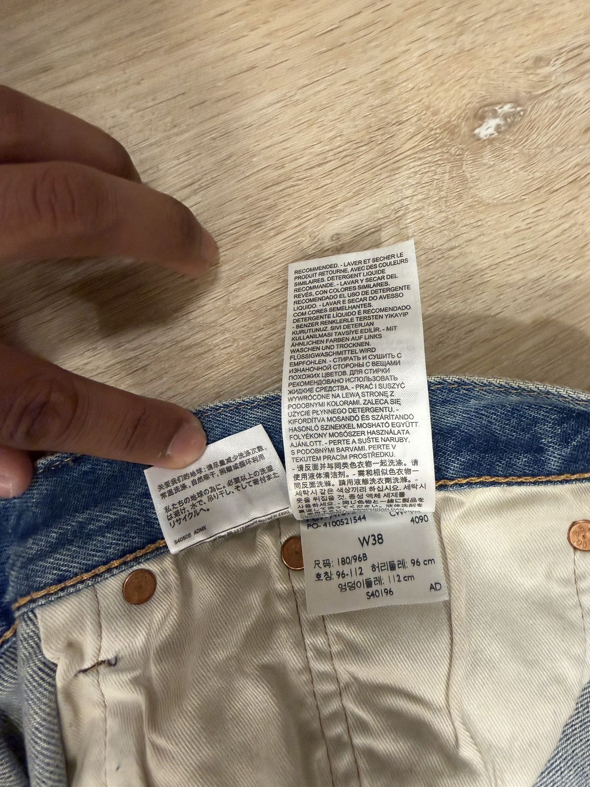 DENIM TEARS Light wash denim tears jeans Size US 38 / EU 54 - 10 Thumbnail