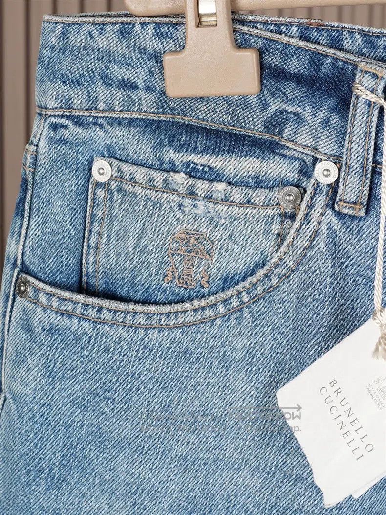 Brunello Cucinelli Brunello Cucinelli Denim Pants Size US 34 / EU 50 - 6 Thumbnail