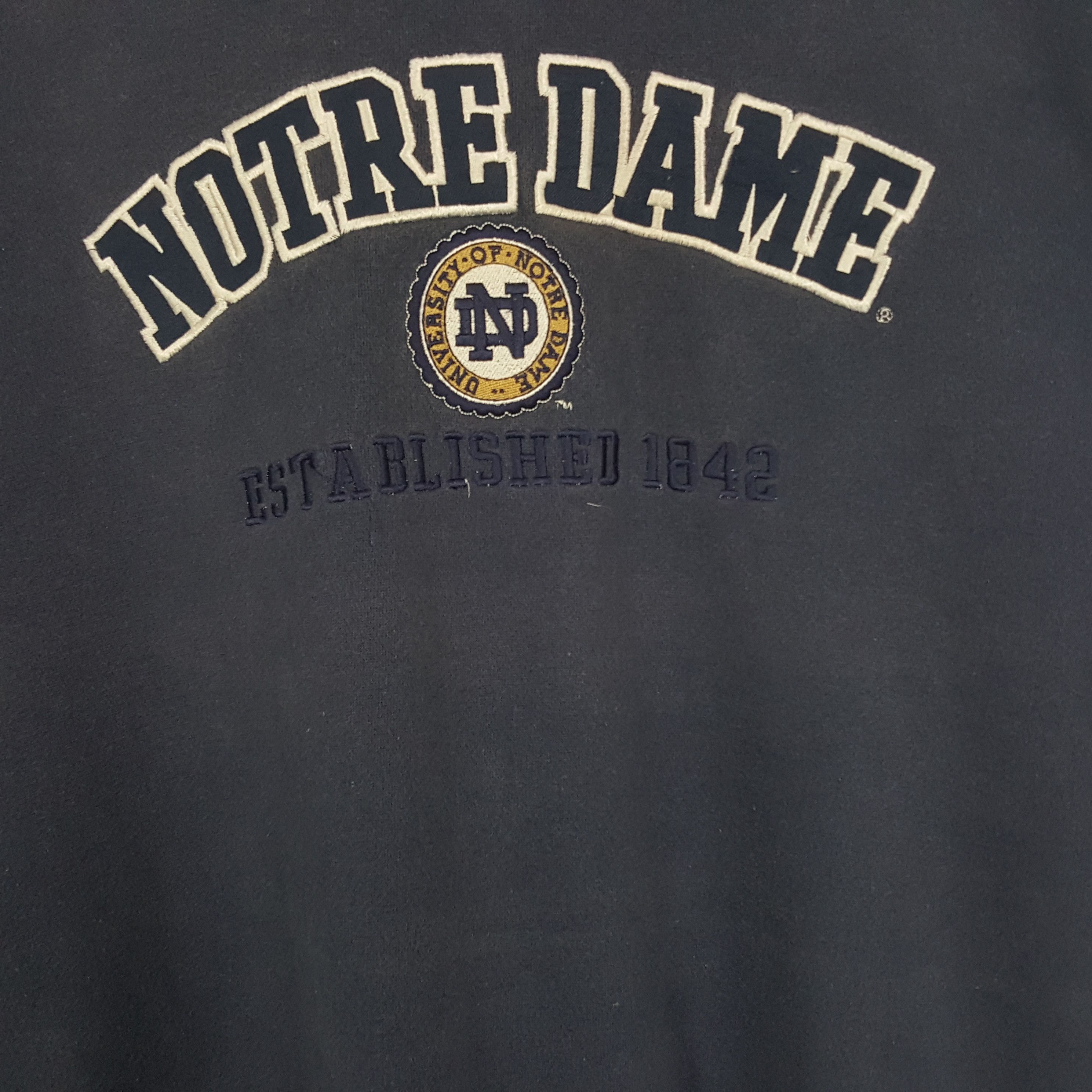 Lee × Vintage Vintage University Of Notre Dame American Sweatshirt Size US XXL / EU 58 / 5 - 2 Thumbnail