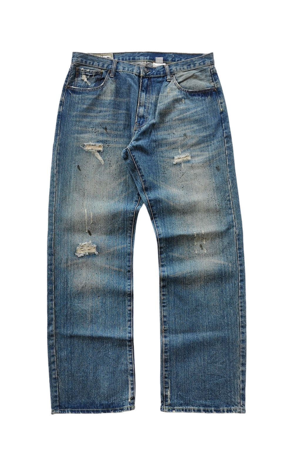 Vintage Abercrombie Fitch Distressed Denim Ultra Heavy Punce