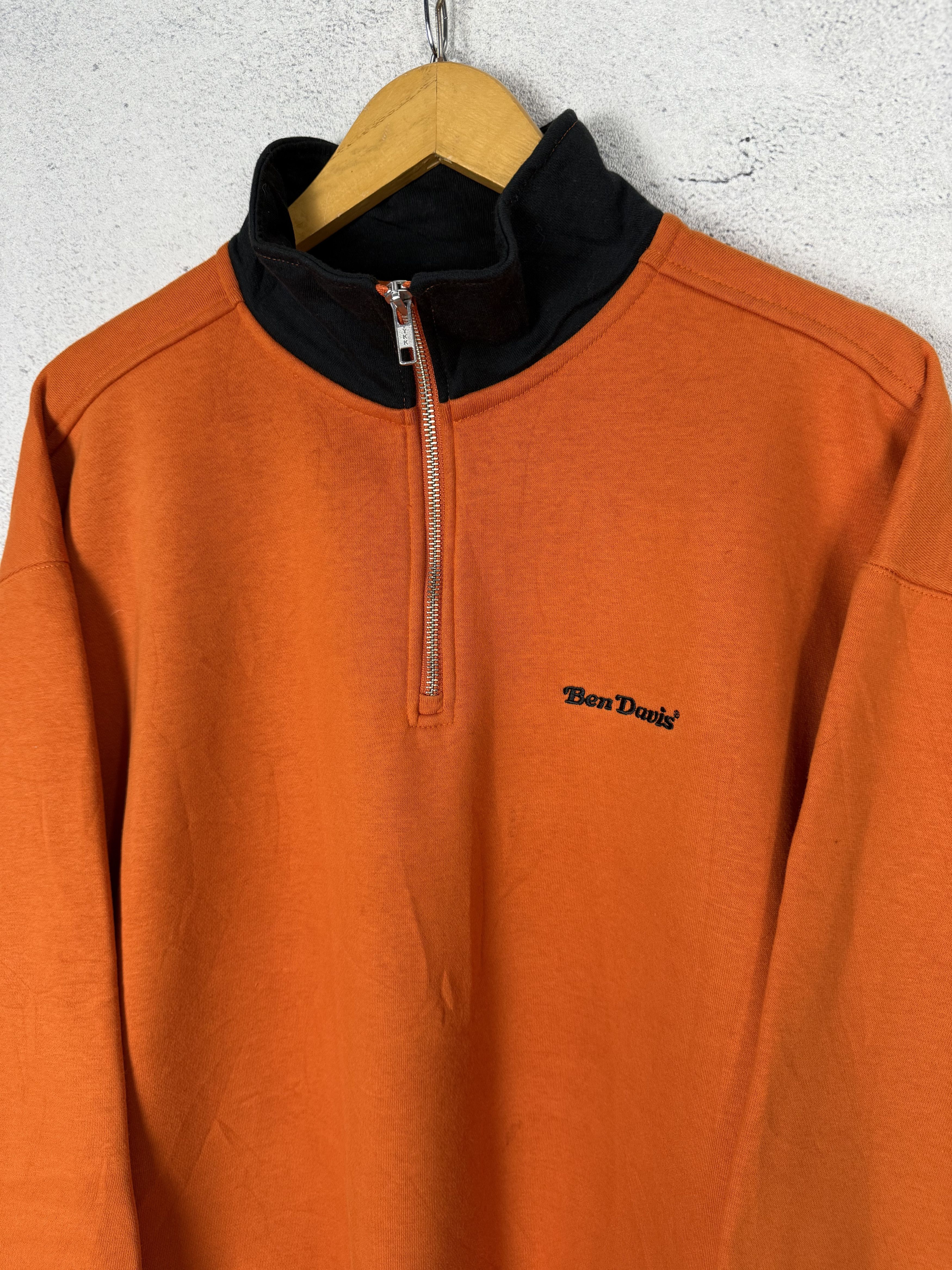 Ben Davis Ben Davis Half Zip Sweatshirt Crewneck Size US L / EU 52-54 / 3 - 3 Thumbnail