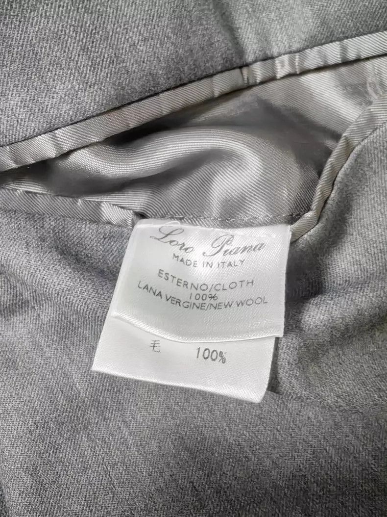 Loro Piana LORO PIANA Unstructured wool coat with long sleeves Size L / US 10 / IT 46 - 6 Thumbnail
