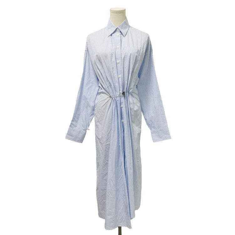 Prada Prada Striped Cotton Shirt Midi Dress 36 Size XS / US 0-2 / IT 36-38 - 1 Thumbnail