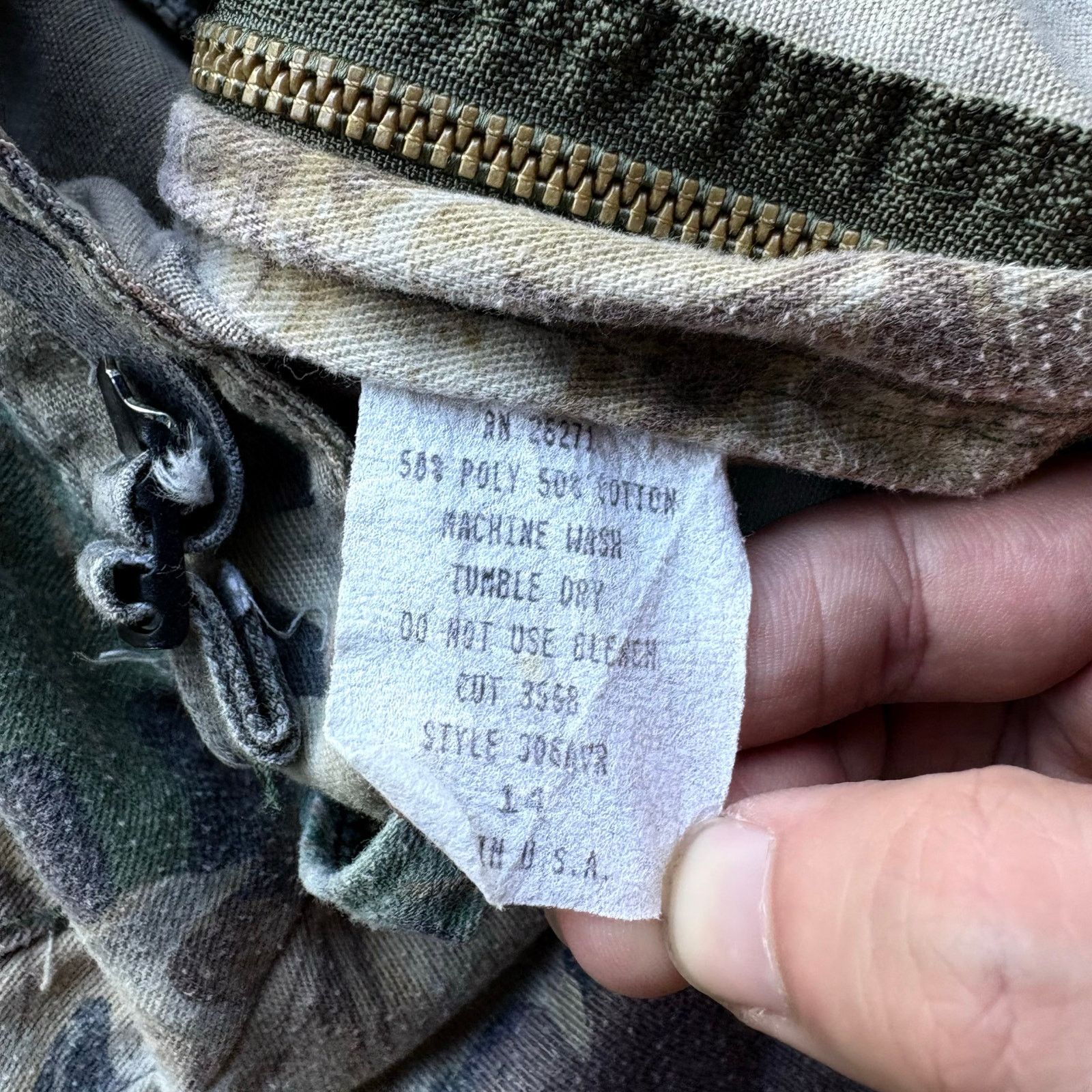 Realtree Vintage 90s Super Faded USA Made Tree Camo Pants Size US 26 / EU 42 - 5 Thumbnail