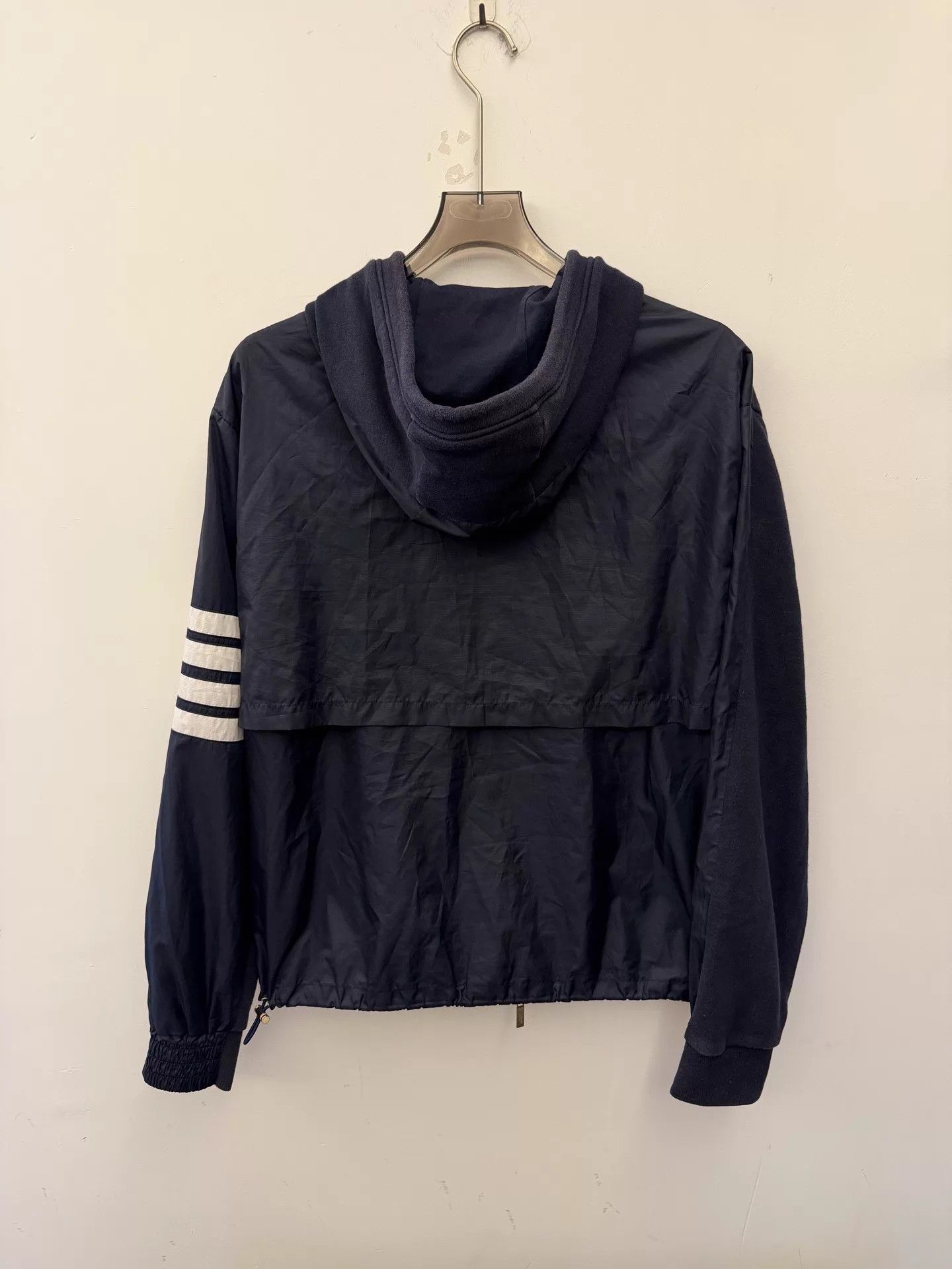 Thom Browne Thom Browne Color Block Nylon Jacket Navy Blue Size 1 Size L / US 10 / IT 46 - 3 Thumbnail
