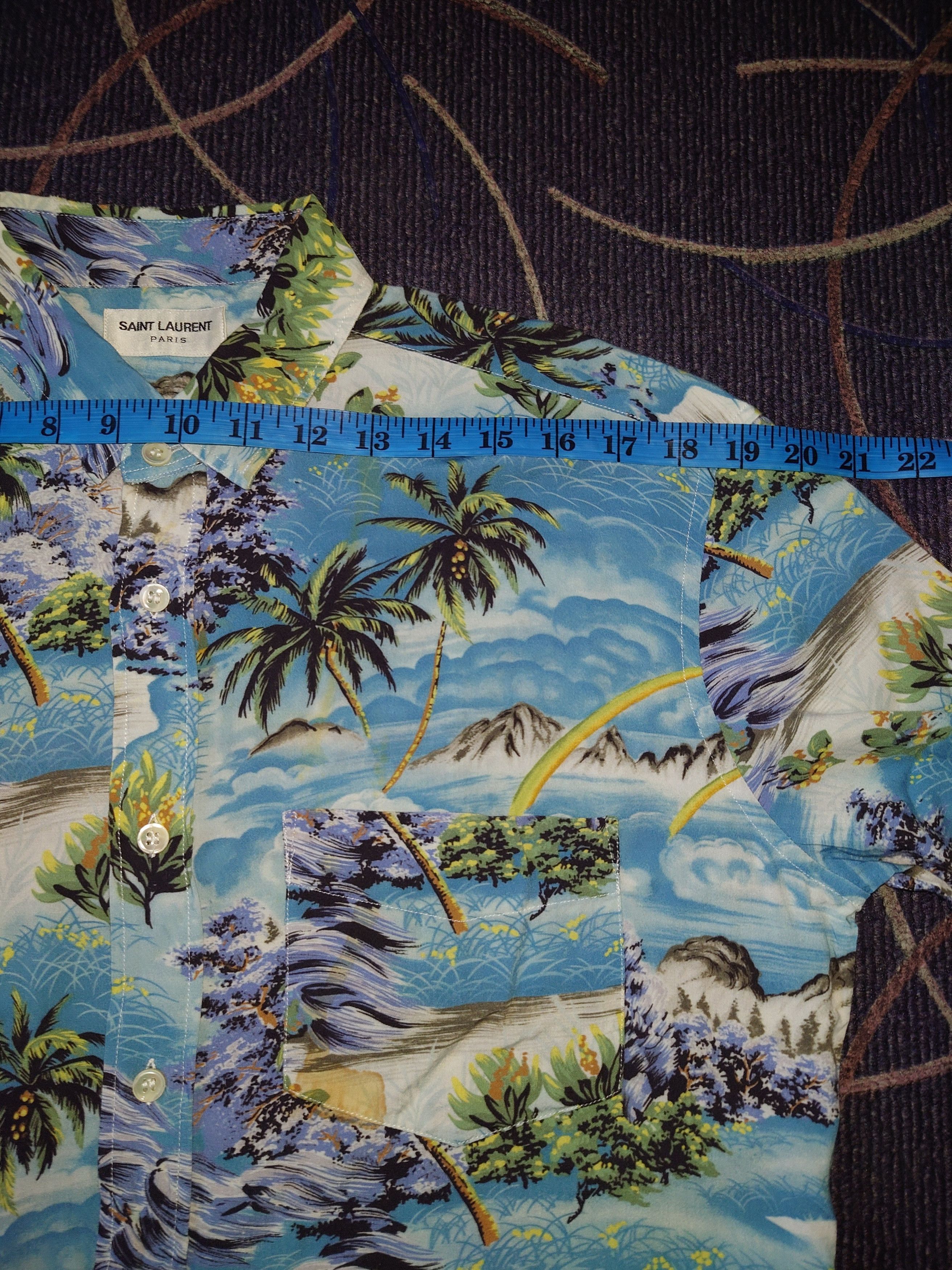 Saint Laurent Paris Saint Laurent Paris SS16 Surf Hawaiian Shirt Size 39 Size US M / EU 48-50 / 2 - 15 Thumbnail