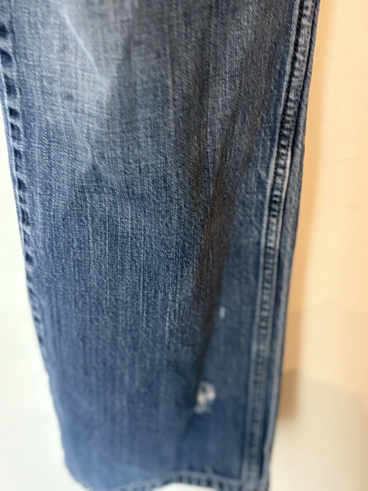 Levi's Levis 514 Jeans Distressed Mens 36x30 Blue Slim Straight Size US 36 / EU 52 - 12 Thumbnail