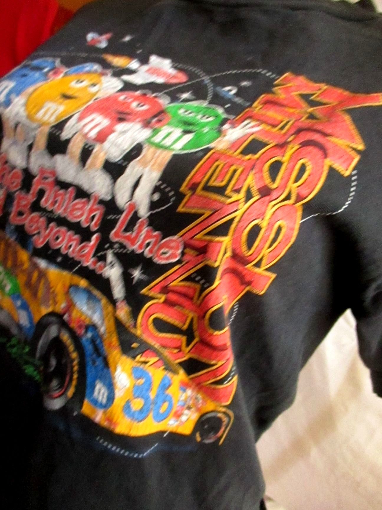 Vintage Vintage Women's T-shirt XS S 1990s Ernie Irvin #36 M&M's 199 Size XS / US 0-2 / IT 36-38 - 9 Thumbnail