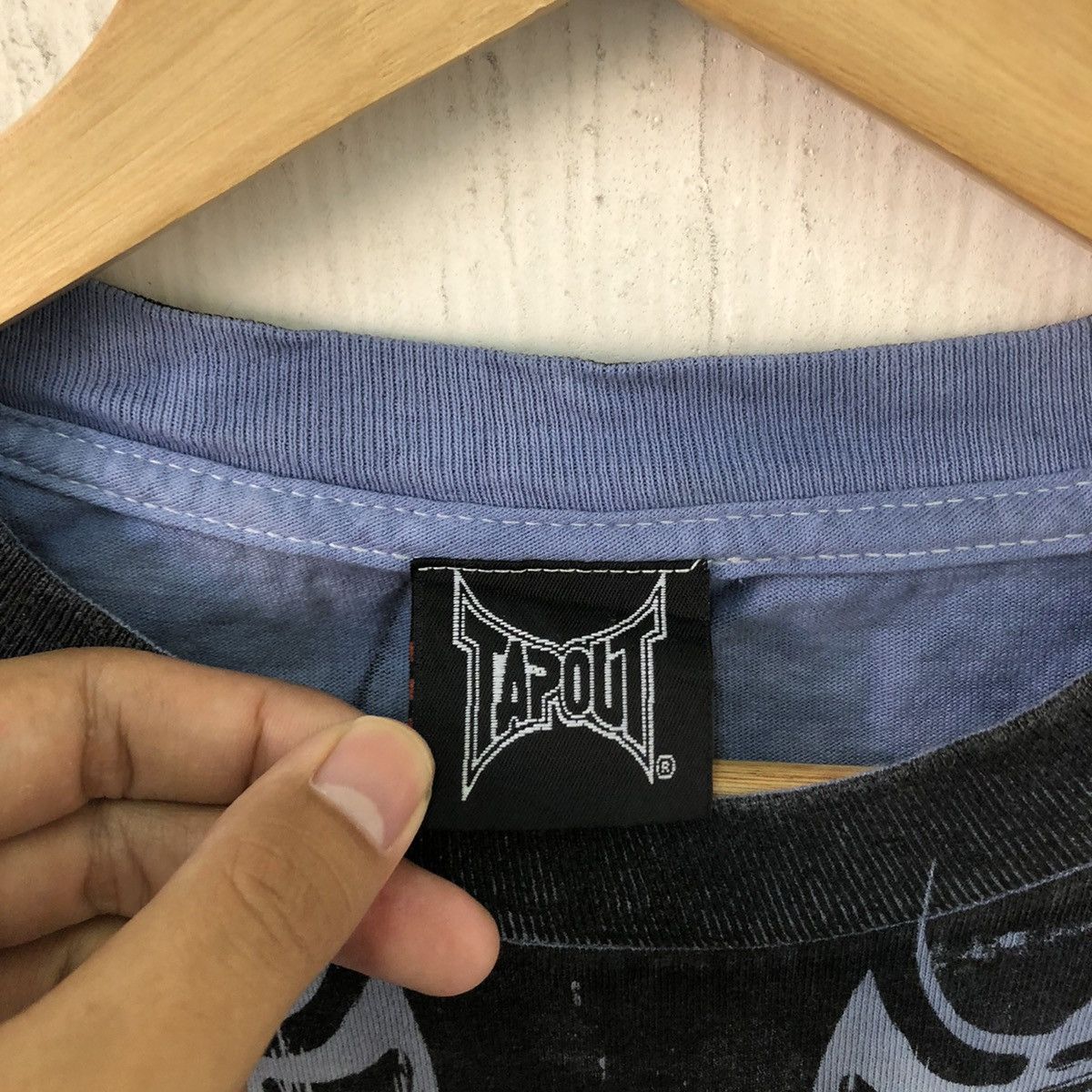 Affliction × Tapout × Vintage OVP TapoutTee Shirt Blue XL Mad Size US XL / EU 56 / 4 - 4 Thumbnail
