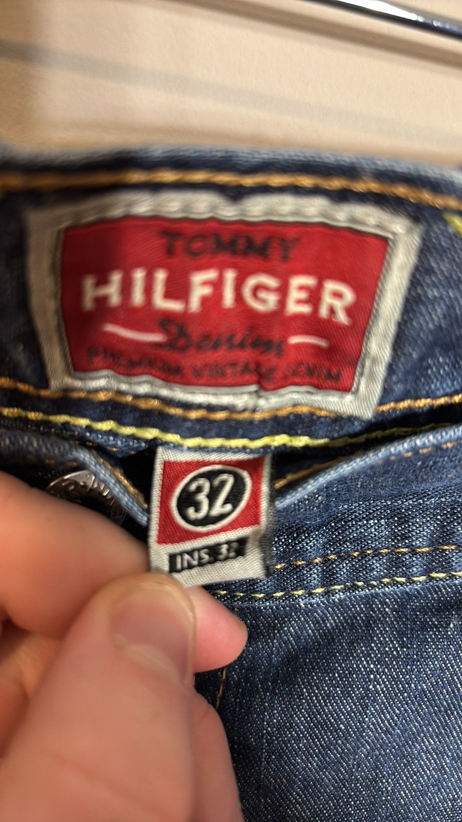 Tommy Hilfiger × Vintage Vintage Tommy Hilfiger Jeans Size US 34 / EU 50 - 4 Thumbnail