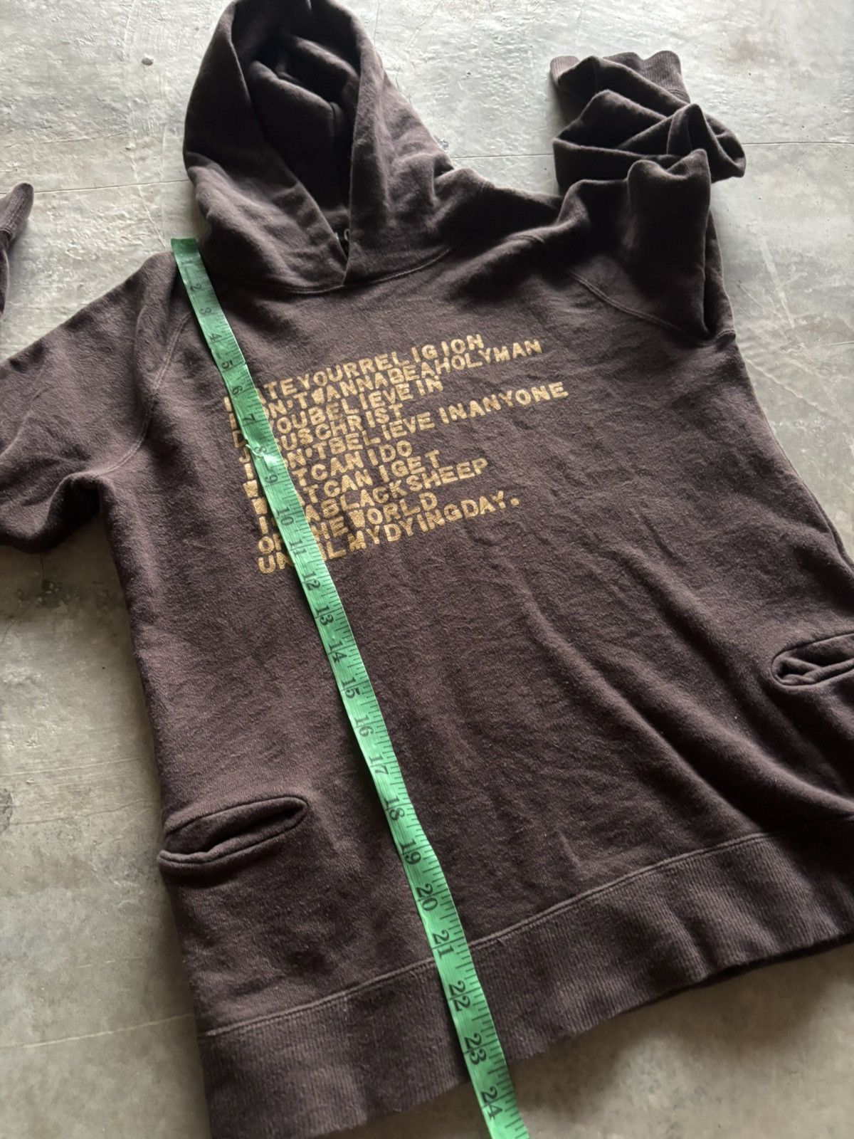 Hysteric Glamour 010290 THE NINE HEADS poem rebel hoodie undercover style Size US S / EU 44-46 / 1 - 11 Thumbnail