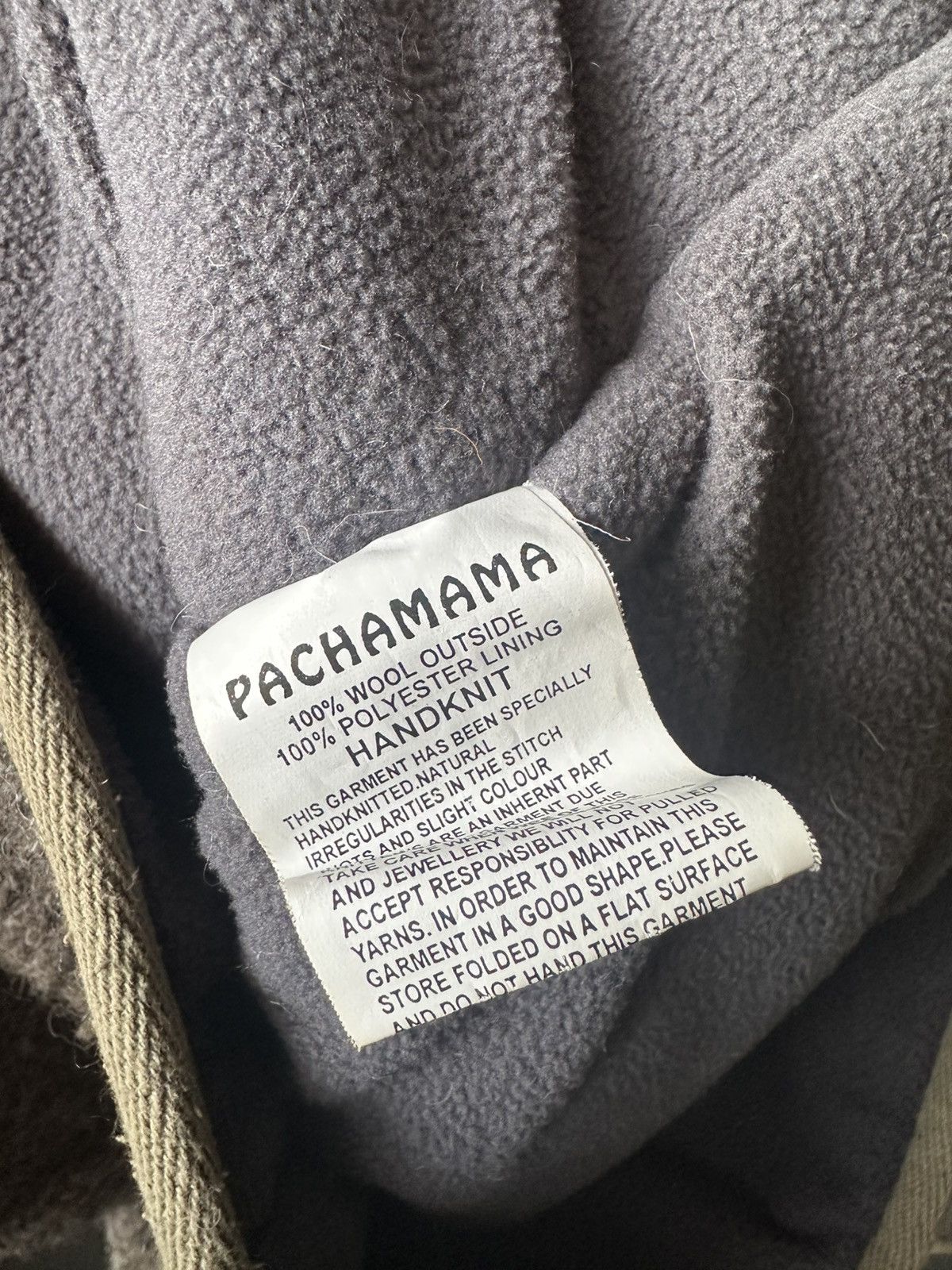 Vintage Pachamama Hand Made Wool Zip Hoodie Size M Size M / US 6-8 / IT 42-44 - 5 Thumbnail