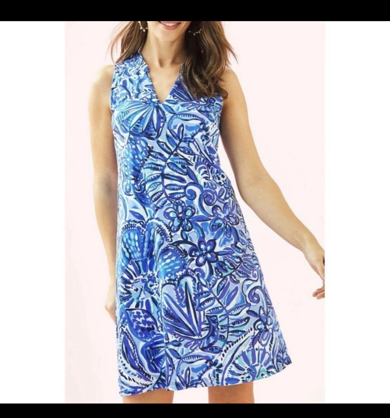 Lilly Pulitzer Lilly Pulitzer Emile Dress | Size L Size L / US 10 / IT 46 - 1 Thumbnail