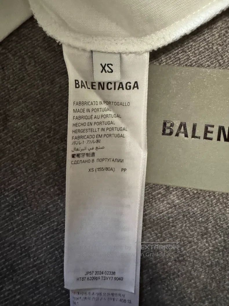 Balenciaga Balenciaga Coke Paris White Short Sleeve Size US XS / EU 42 / 0 - 4 Thumbnail
