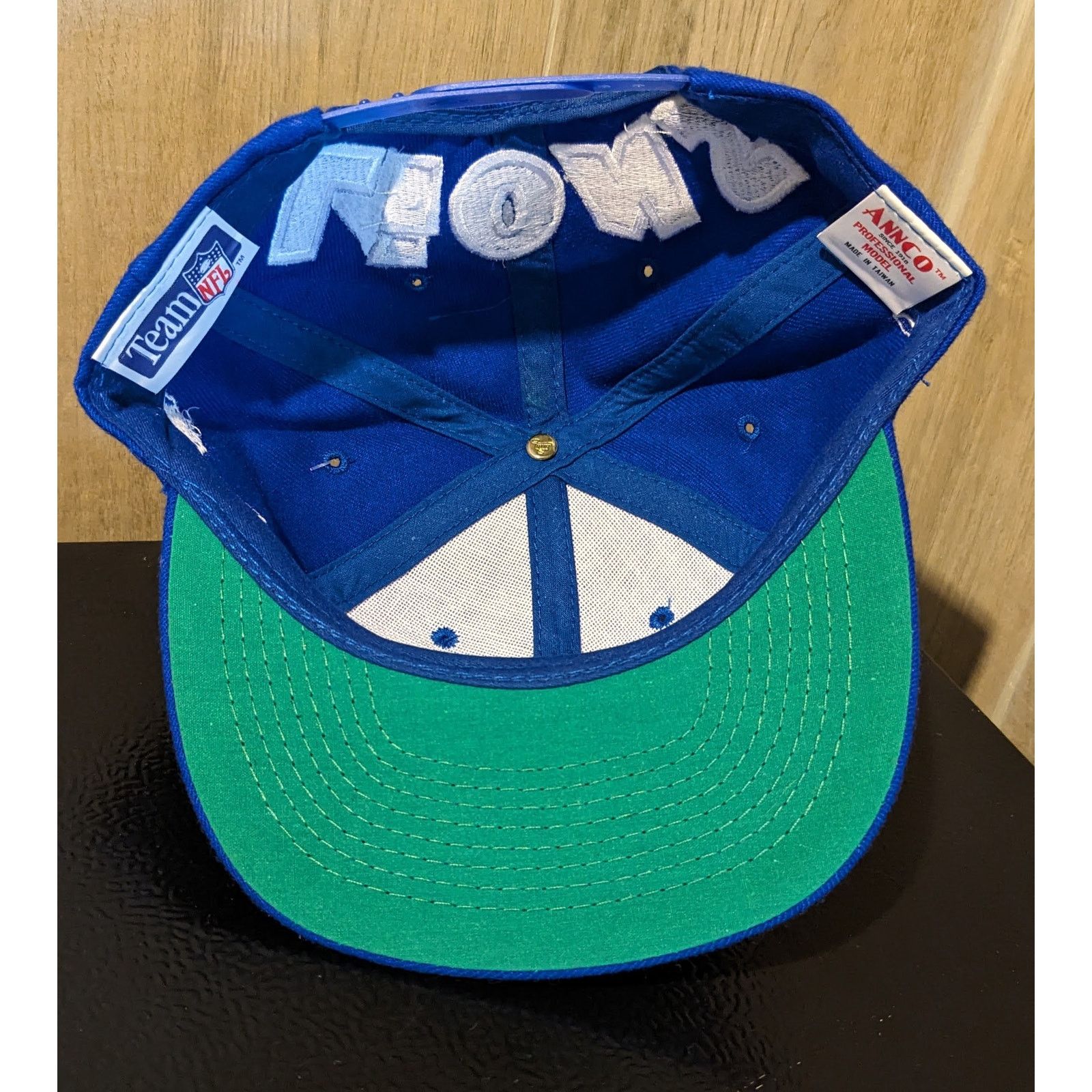 Sports Specialties NEW Detroit Lions 90s ANNCO snapback Bubble blue cap NFL vtg Size ONE SIZE - 4 Thumbnail