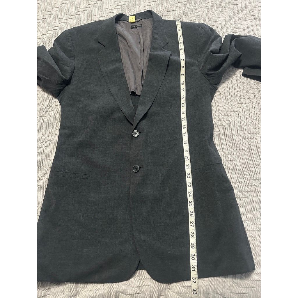 Giorgio Armani Giorgio Armani gray wool lightweight blazer size 40R Size 40R - 9 Thumbnail