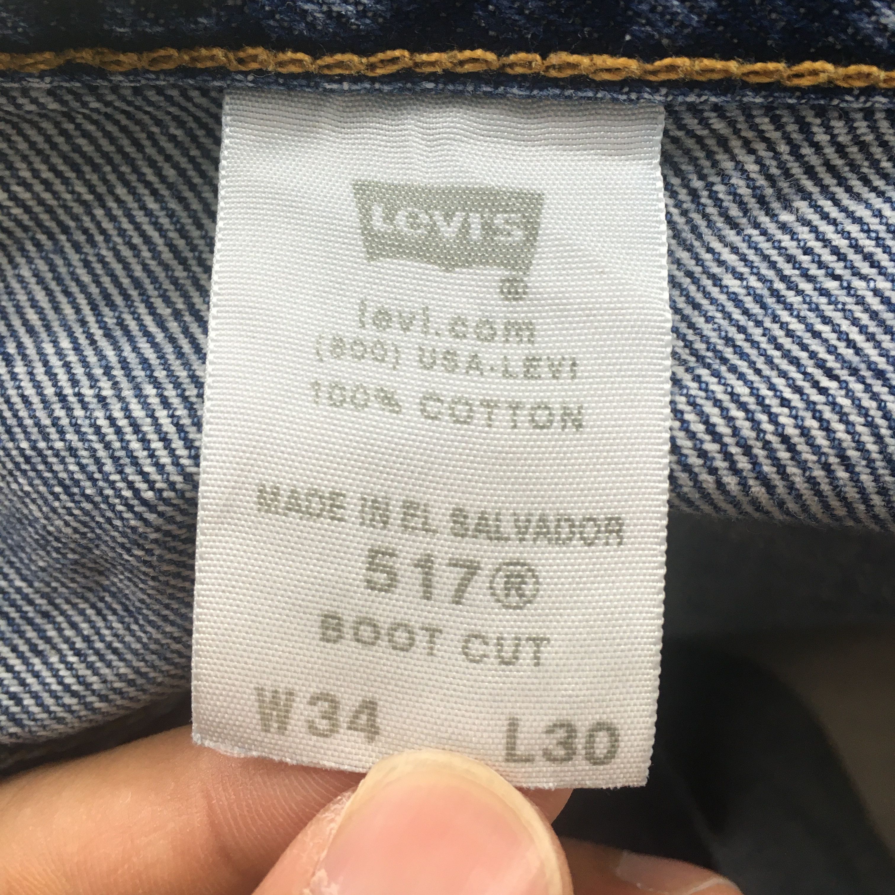 Levi's Size 33x30 Vintage Y2K Levi's 517 Bootcut Flared Jeans S1991 Size US 33 - 15 Thumbnail