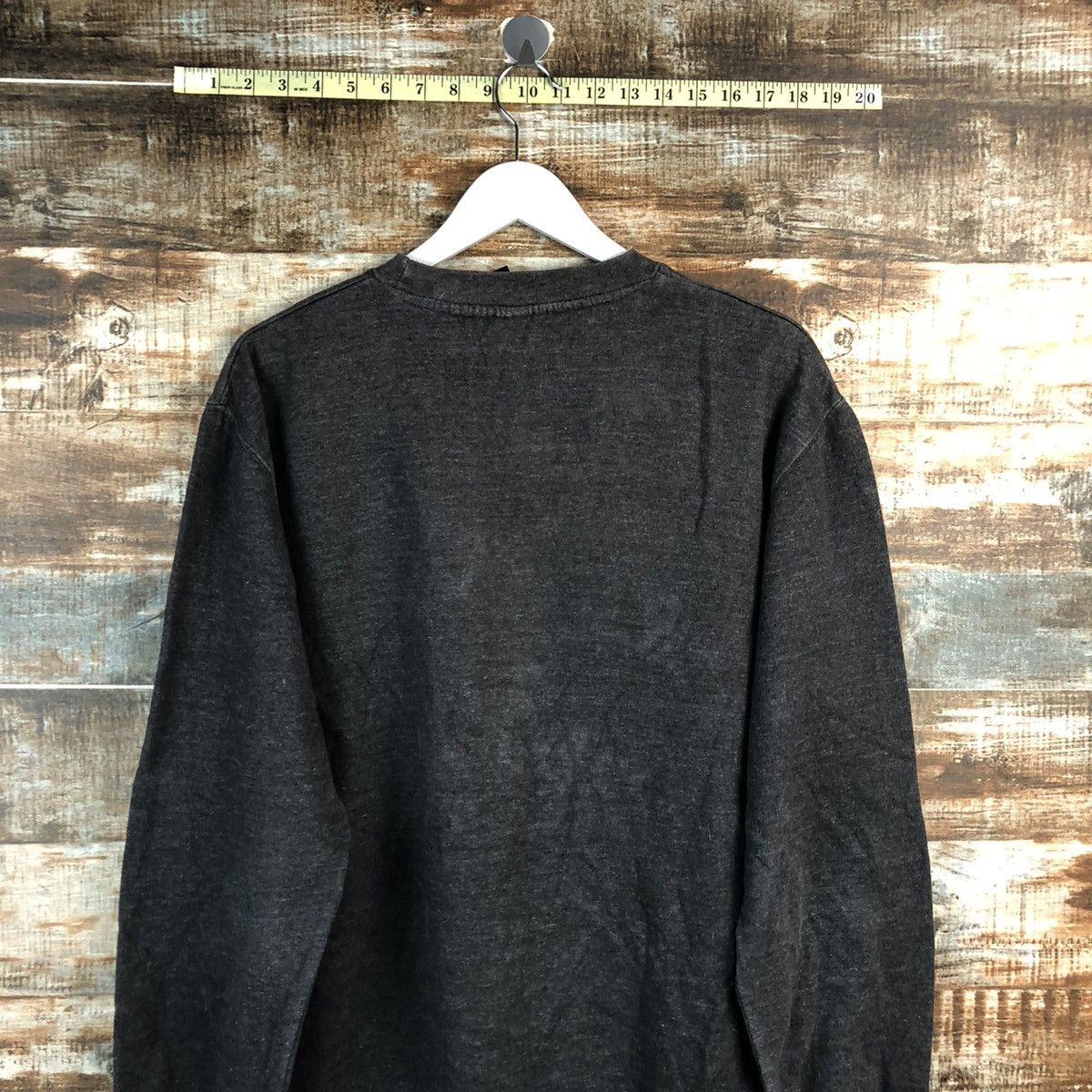 Japanese Brand Obey vintage Grey faded Sweatshirt #A2518 Size US M / EU 48-50 / 2 - 14 Thumbnail