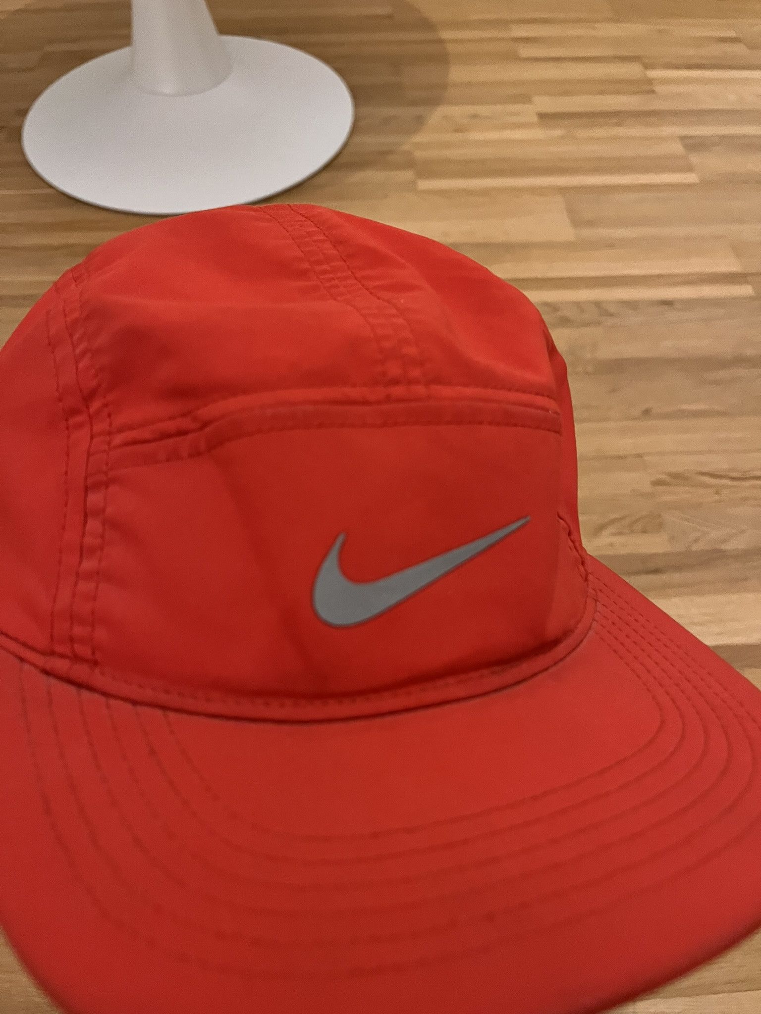 Nike Nike AW84 5 Panel Cap Red Reflective Swoosh Size ONE SIZE - 3 Thumbnail