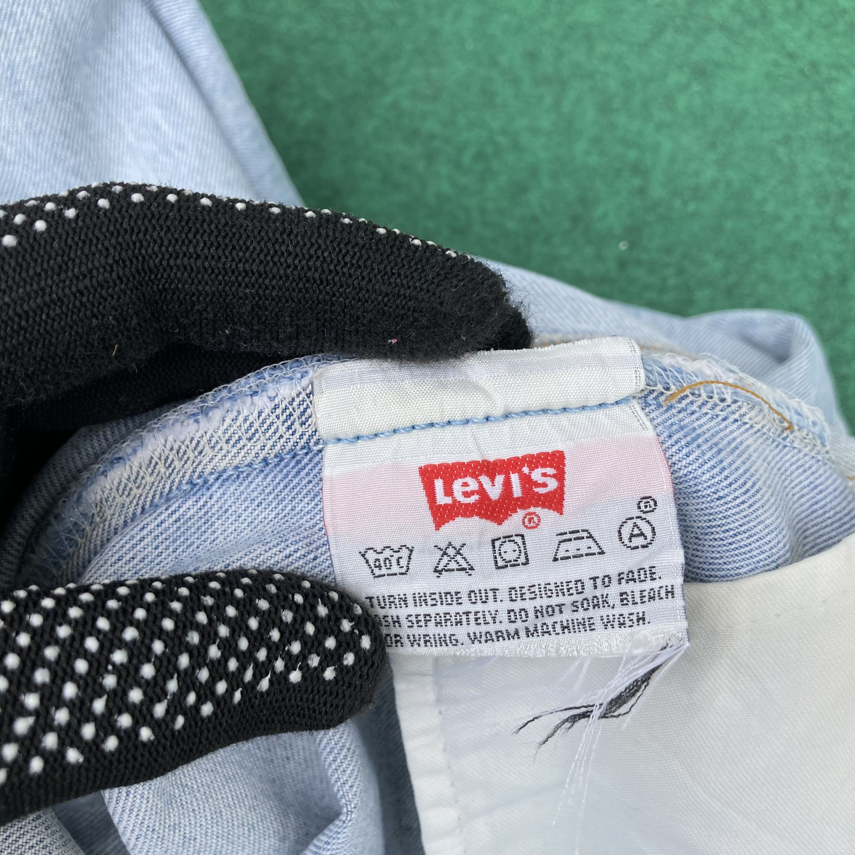 Levi's × Vintage Vtg Levis 501 Light Blue Faded Jeans Sz 32 Punk Grunge Jeans Size US 32 / EU 48 - 7 Thumbnail