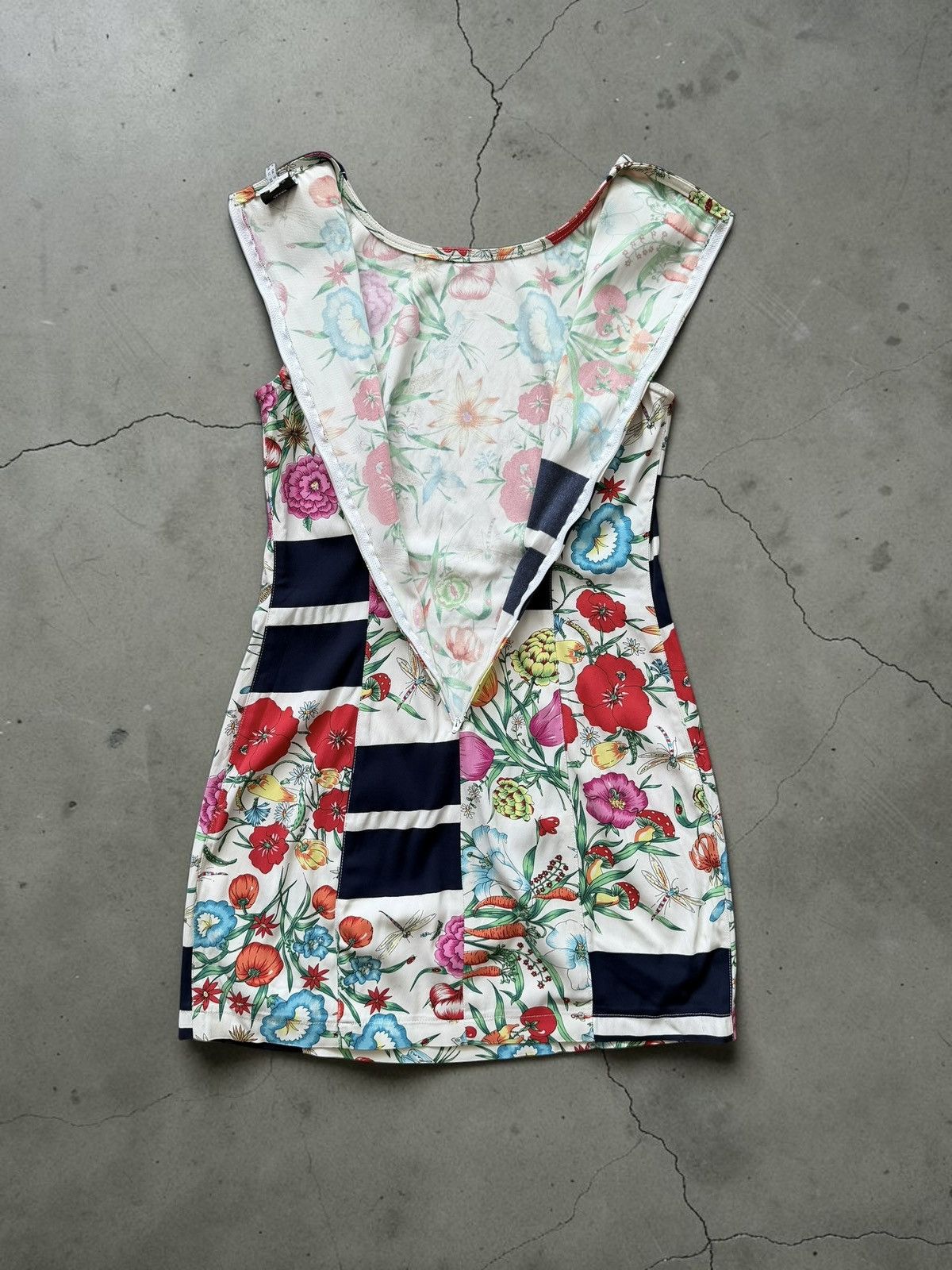 Moschino Vintage 90s Moschino Jeans mid lenght floral dress Size M / US 6-8 / IT 42-44 - 5 Thumbnail