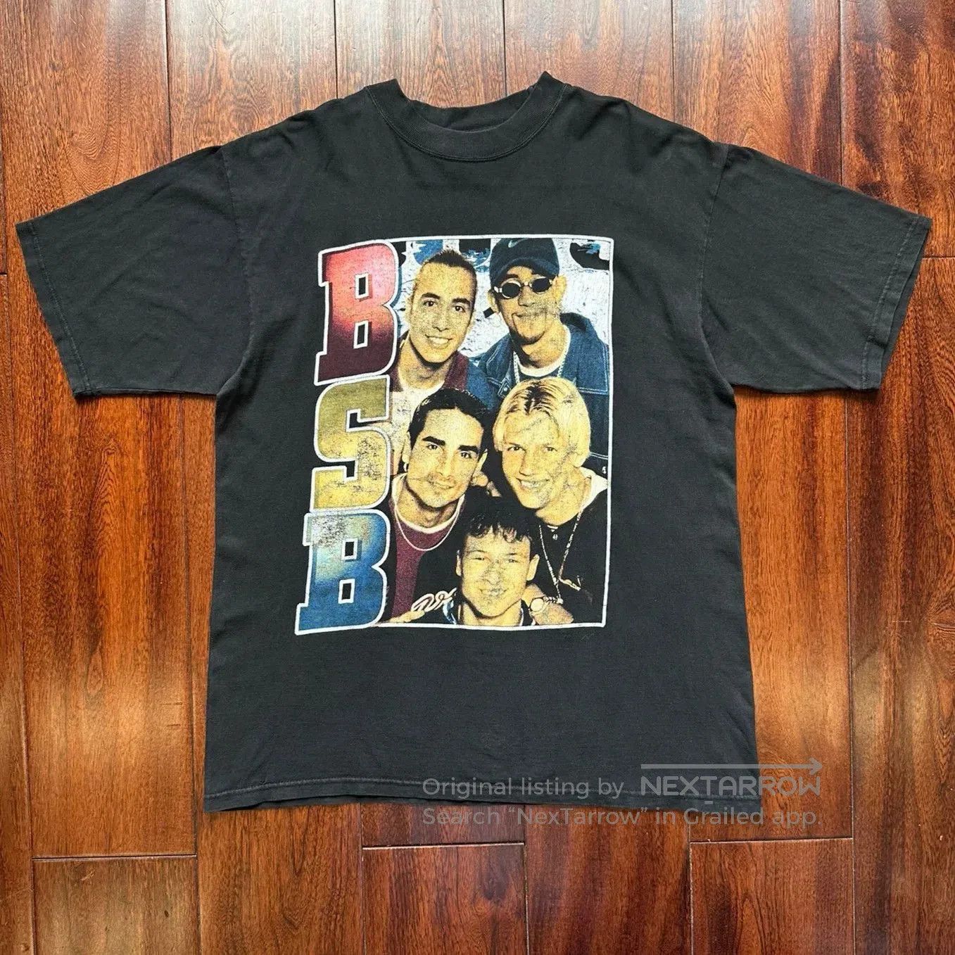 90’s バックストリーBackstreet Boys バレンシアガーtシャツ Hanes × Vintage Backstreet boys 1998 tour tee (balenciaga