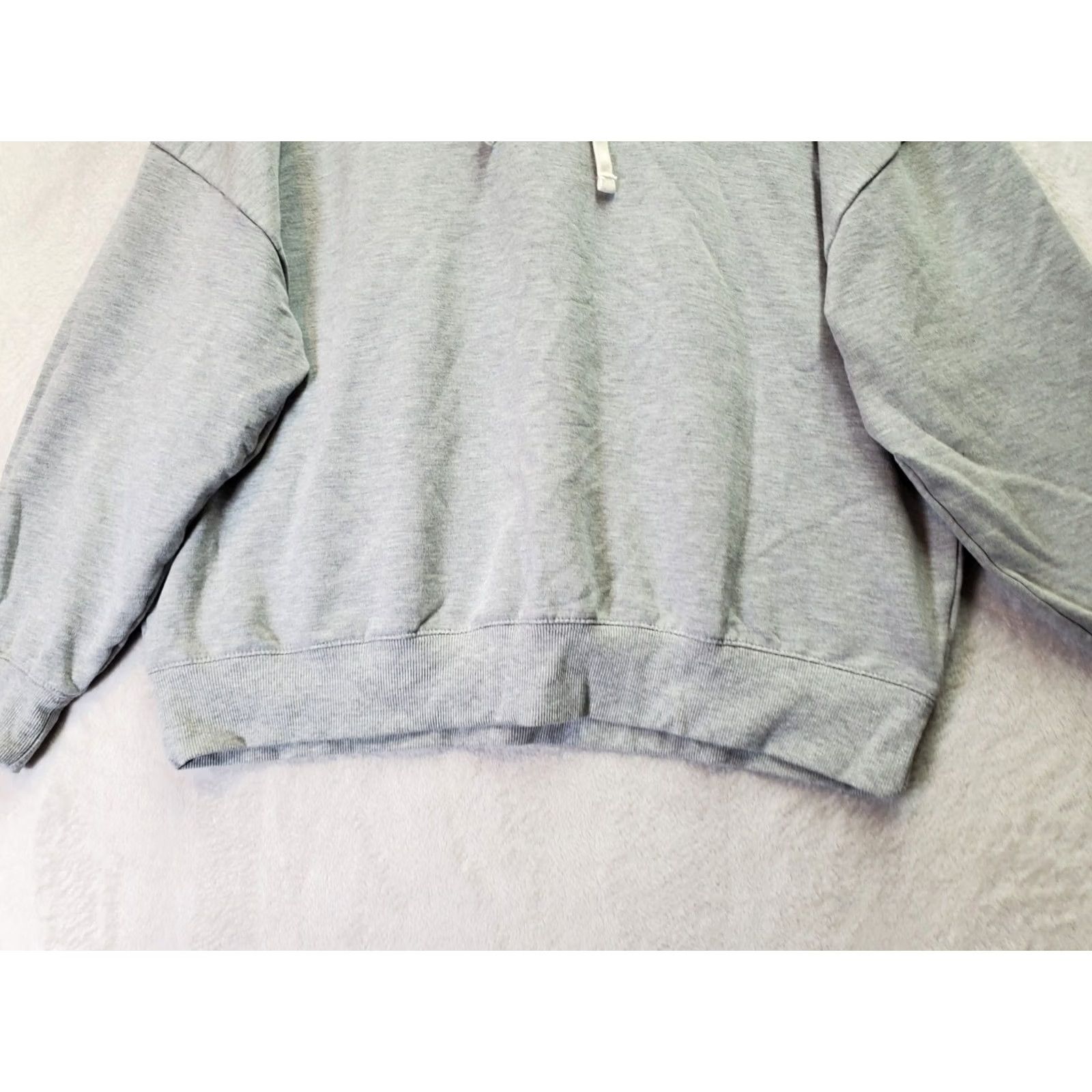 Buffalo David Bitton Buffalo Hoodie Womens XL Gray Viscose Long Sleeve Hooded Drawstring Size XL / US 12-14 / IT 48-50 - 3 Thumbnail