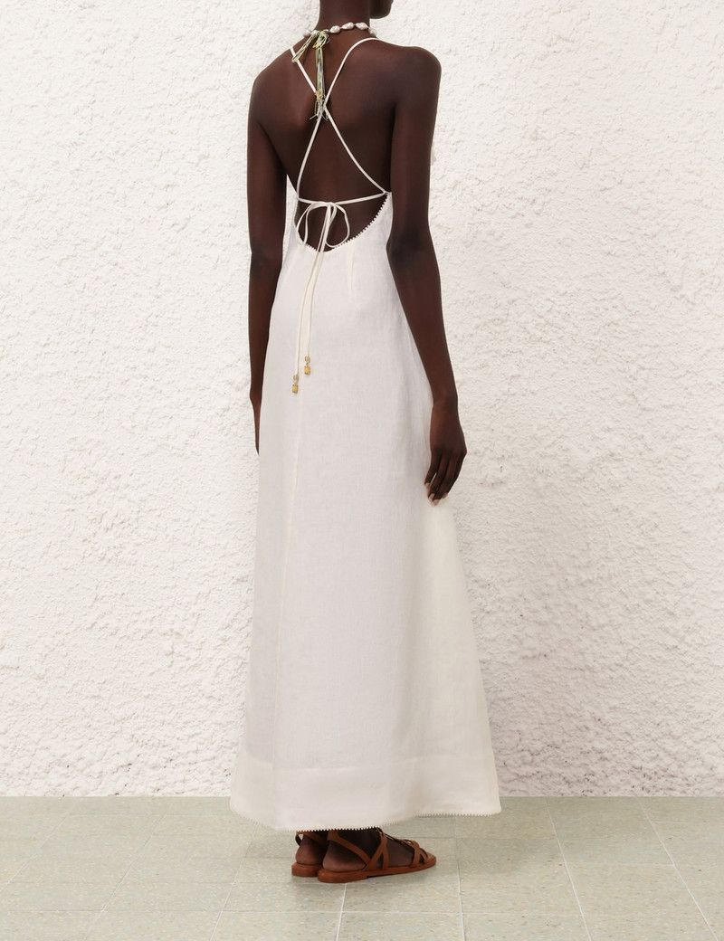 Zimmermann oc11z0126 Everley Flower Maxi Dress in Ivory Size S / US 4 / IT 40 - 5 Thumbnail