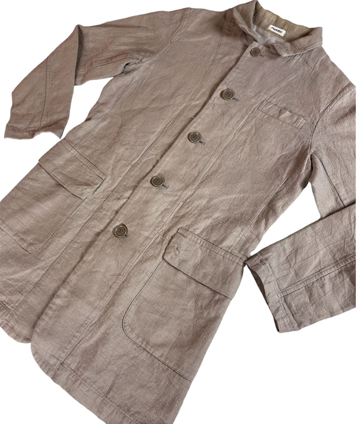 Issey Miyake 🔥 Issey Miyake Plantation Long Coat/ Nice design Size M / US 6-8 / IT 42-44 - 3 Thumbnail