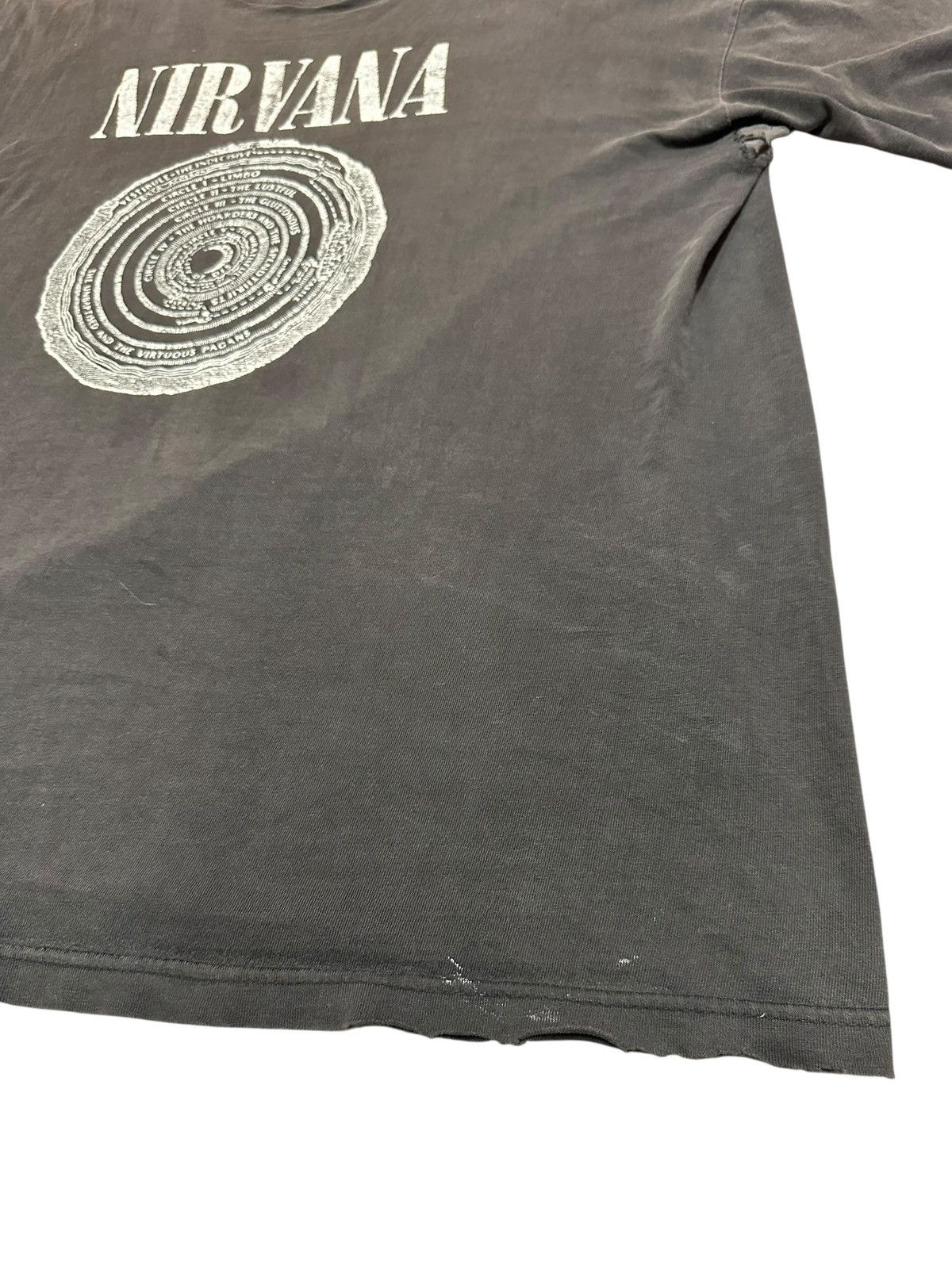 Band Tees Vintage 1992 Nirvana Vestibule Giant Tag Size US XL / EU 56 / 4 - 8 Thumbnail