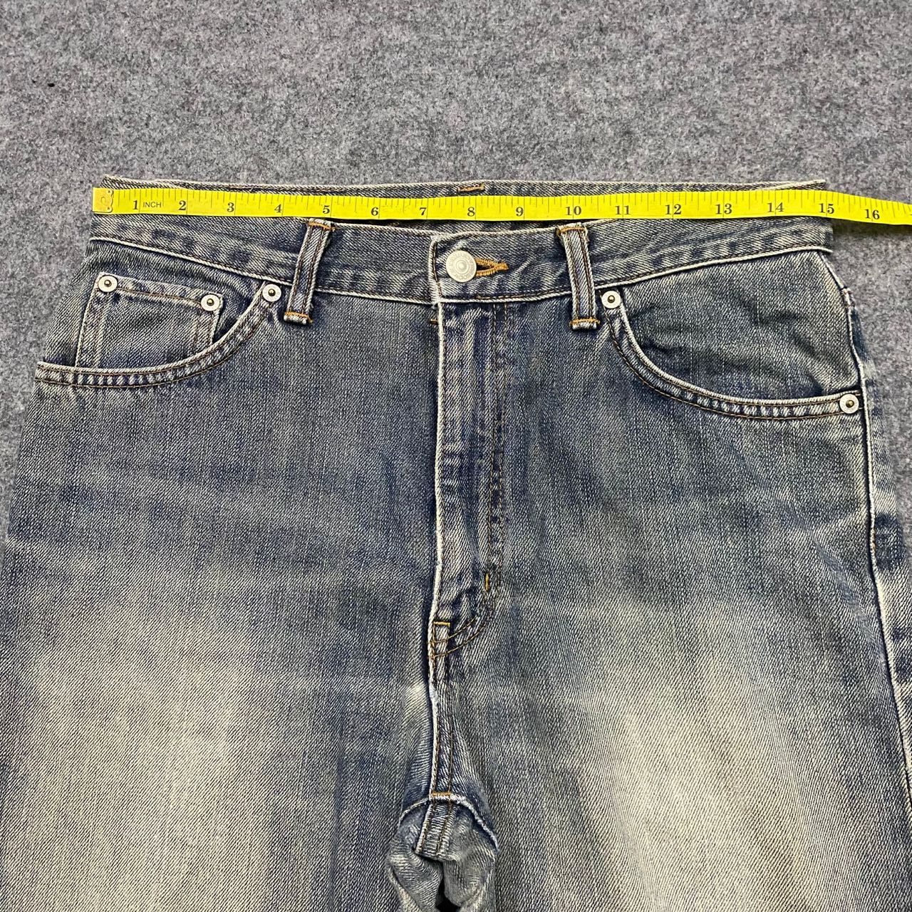 Edwin 💥Best Offer💥Vintage Miss Edwin Flare Distressed Denim Size US 30 / EU 46 - 4 Thumbnail
