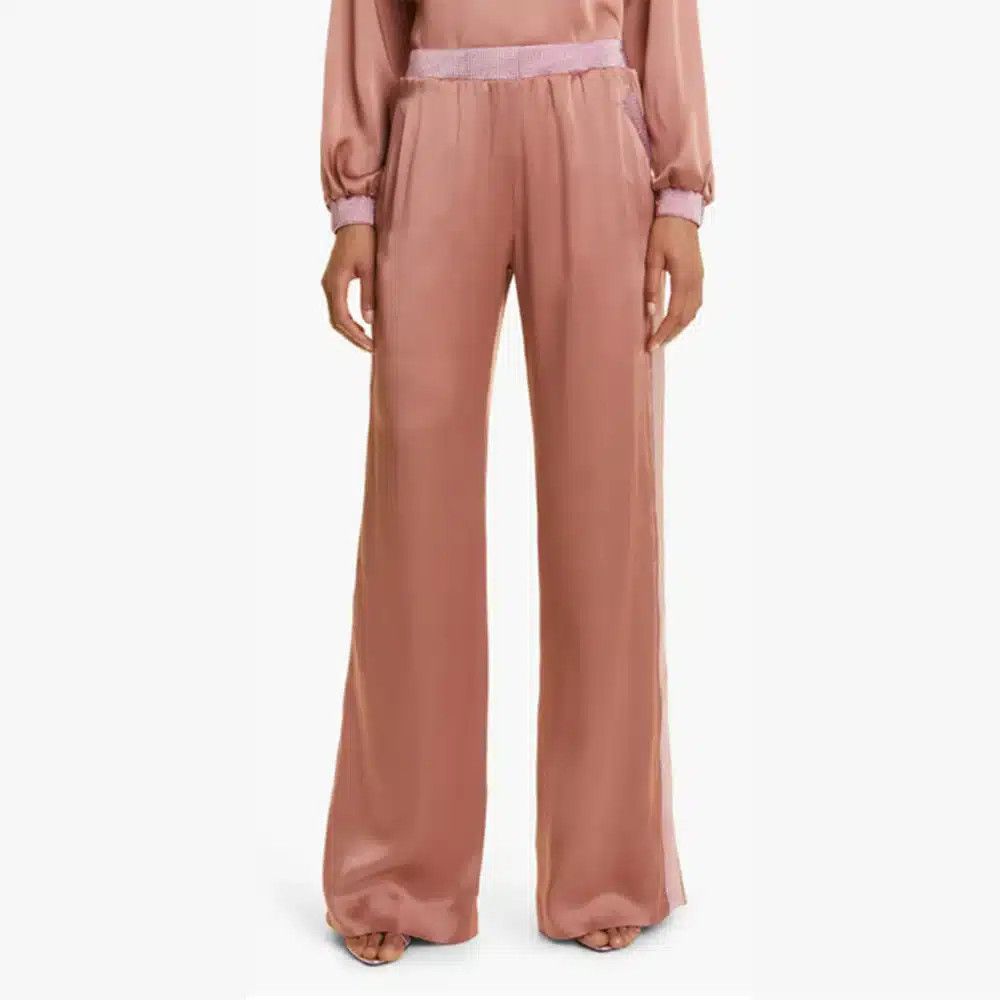 Tom Ford o1loc1c0625 PAW516 Wide Leg Pant in Pink Size 26" / US 2 / IT 38 - 2 Thumbnail