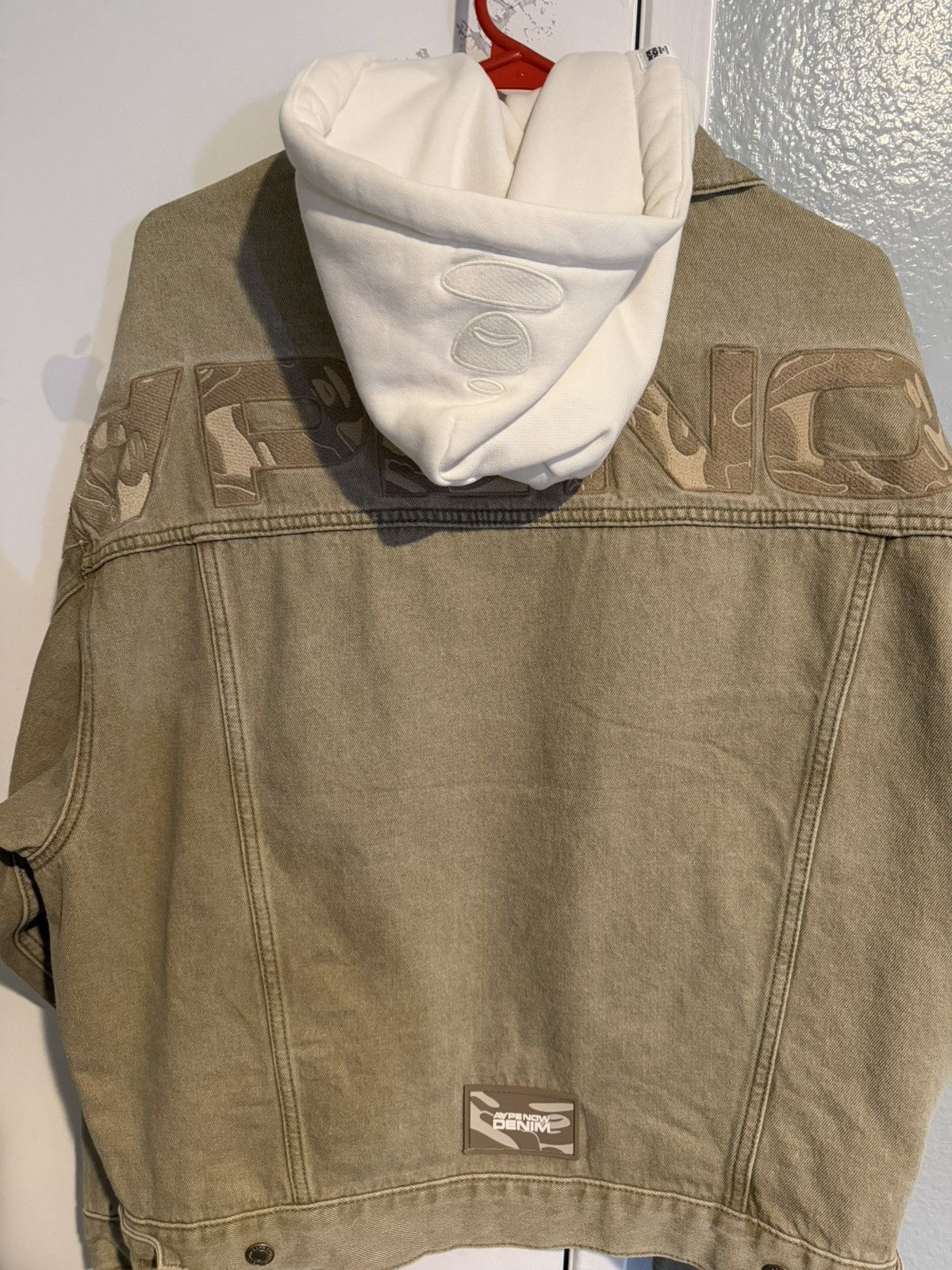 Bape Aape denim jacket Brown Size US L / EU 52-54 / 3 - 2 Thumbnail