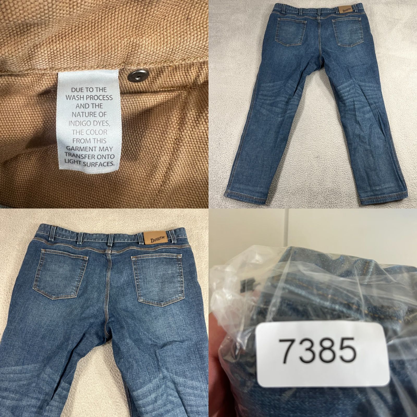 Vintage Vintage Duluth Trading Ballroom Flex Jeans Size 44x32 Men Relaxed Fit Denim Blue Size US 44 / EU 60 - 8 Thumbnail