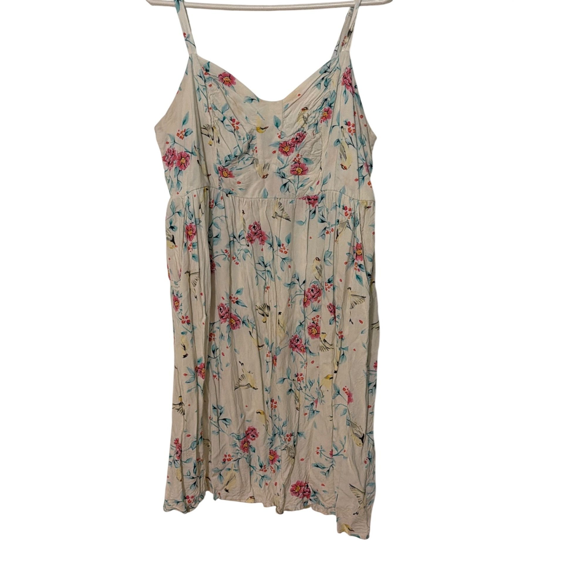Torrid Torrid Challis Dress Floral Bird Print Sundress Sleeveless E Size XL / US 12-14 / IT 48-50 - 1 Thumbnail