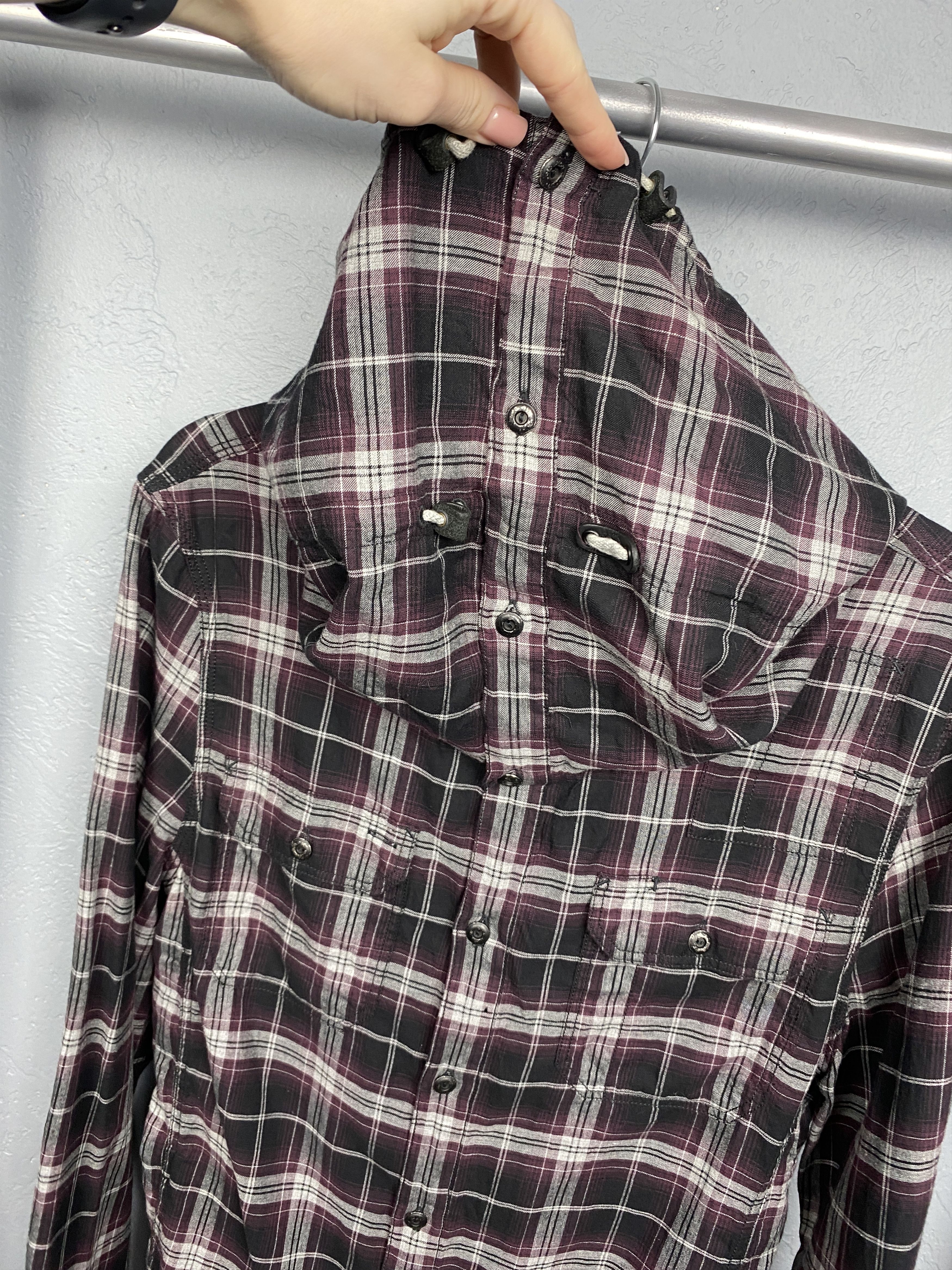Allsaints × Flannel Allsaints Mens Keaton Long Sleeve Plaid Shirt Size US L / EU 52-54 / 3 - 5 Thumbnail