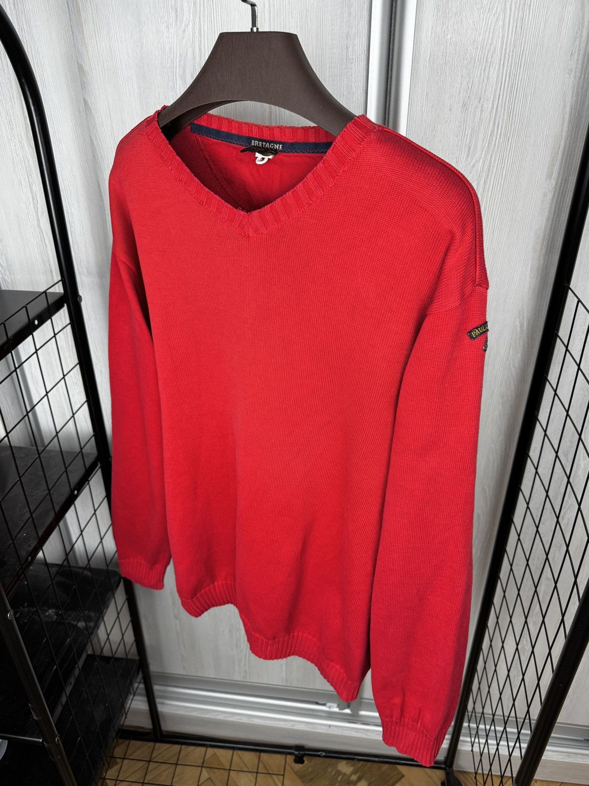 Paul & Shark Paul & Shark vintage heavy knit cotton red sweater jumper XL Size US XL / EU 56 / 4 - 6 Thumbnail