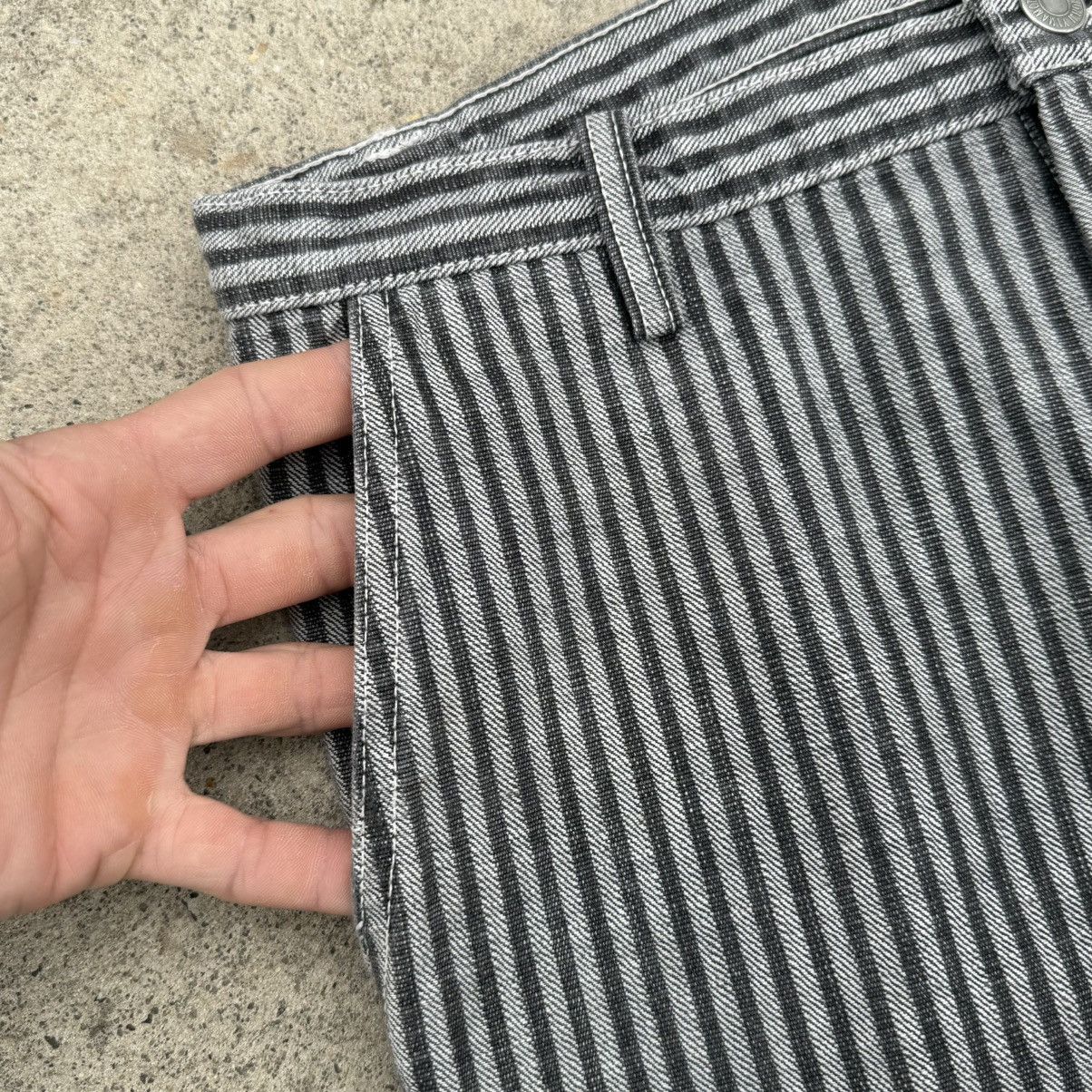 Yohji Yamamoto Y’s Yohji Yamamoto Archive Hickory Stripe Pants Size 2 Japan Size US 31 - 4 Thumbnail