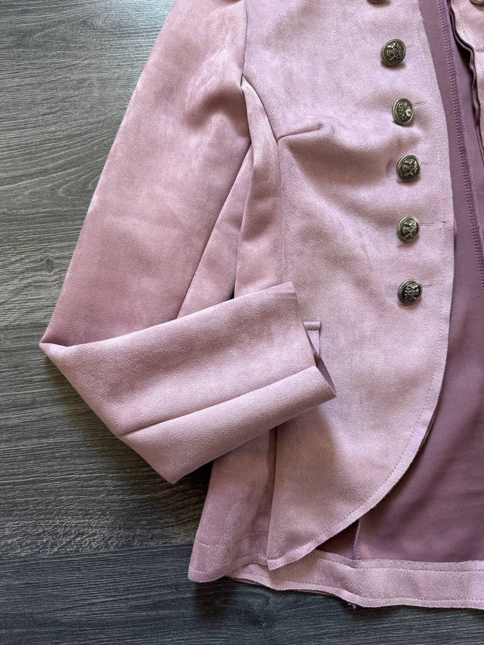 Japanese Brand Vibtage Pink Napoleon Style Blazer Jacket Y2K Size S / US 4 / IT 40 - 6 Thumbnail
