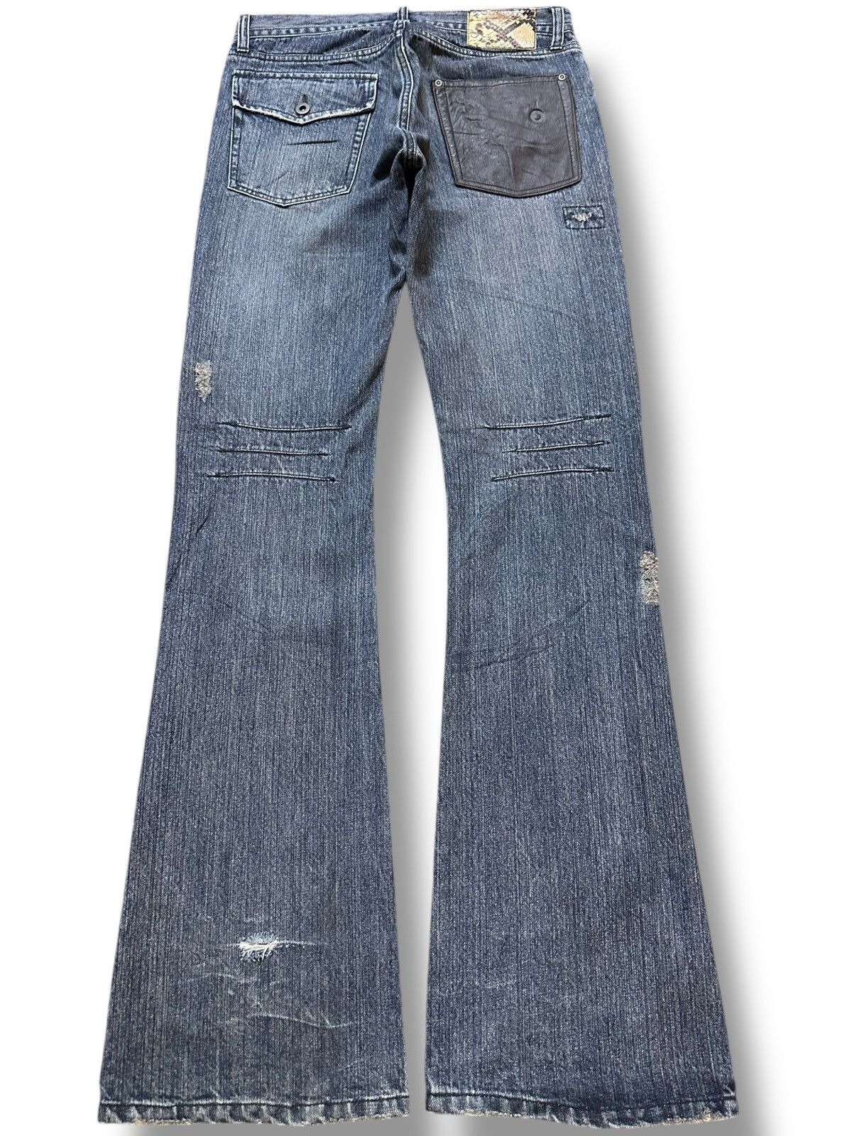 14th Addiction Vintage Difference By Rupert Edge Flare Bootcut Denim Size US 31 - 5 Thumbnail