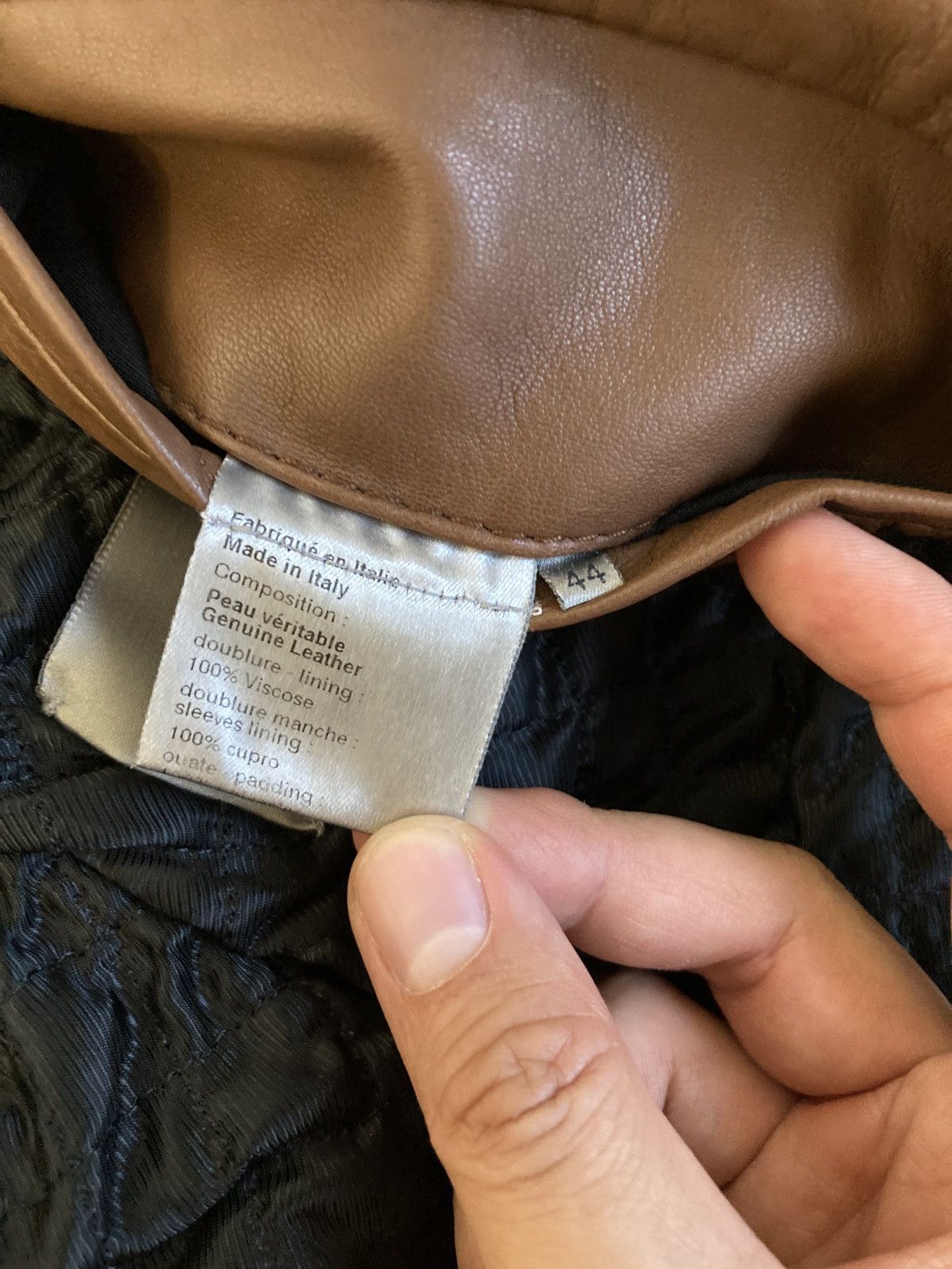 Dior DIOR HOMME BY HEDI SLIMANE 05AW/FW T-POCKET LEATHER JACKET Size US S / EU 44-46 / 1 - 5 Thumbnail