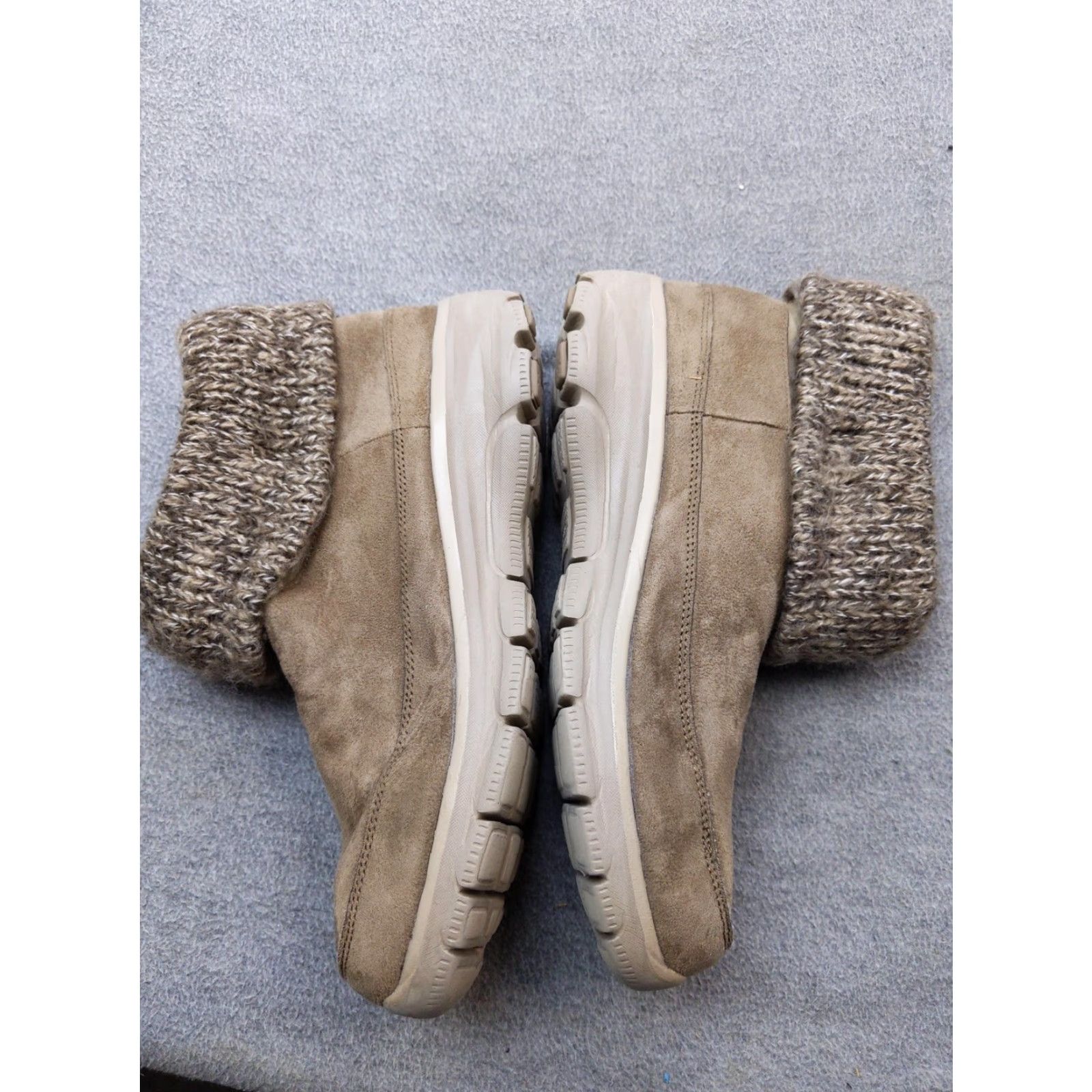 SKECHERS Skechers Womens Boots Size 8 38 Tan Knit Cuff Ankle Winter Walking SN49539 Size US 9 / IT 39 - 7 Thumbnail