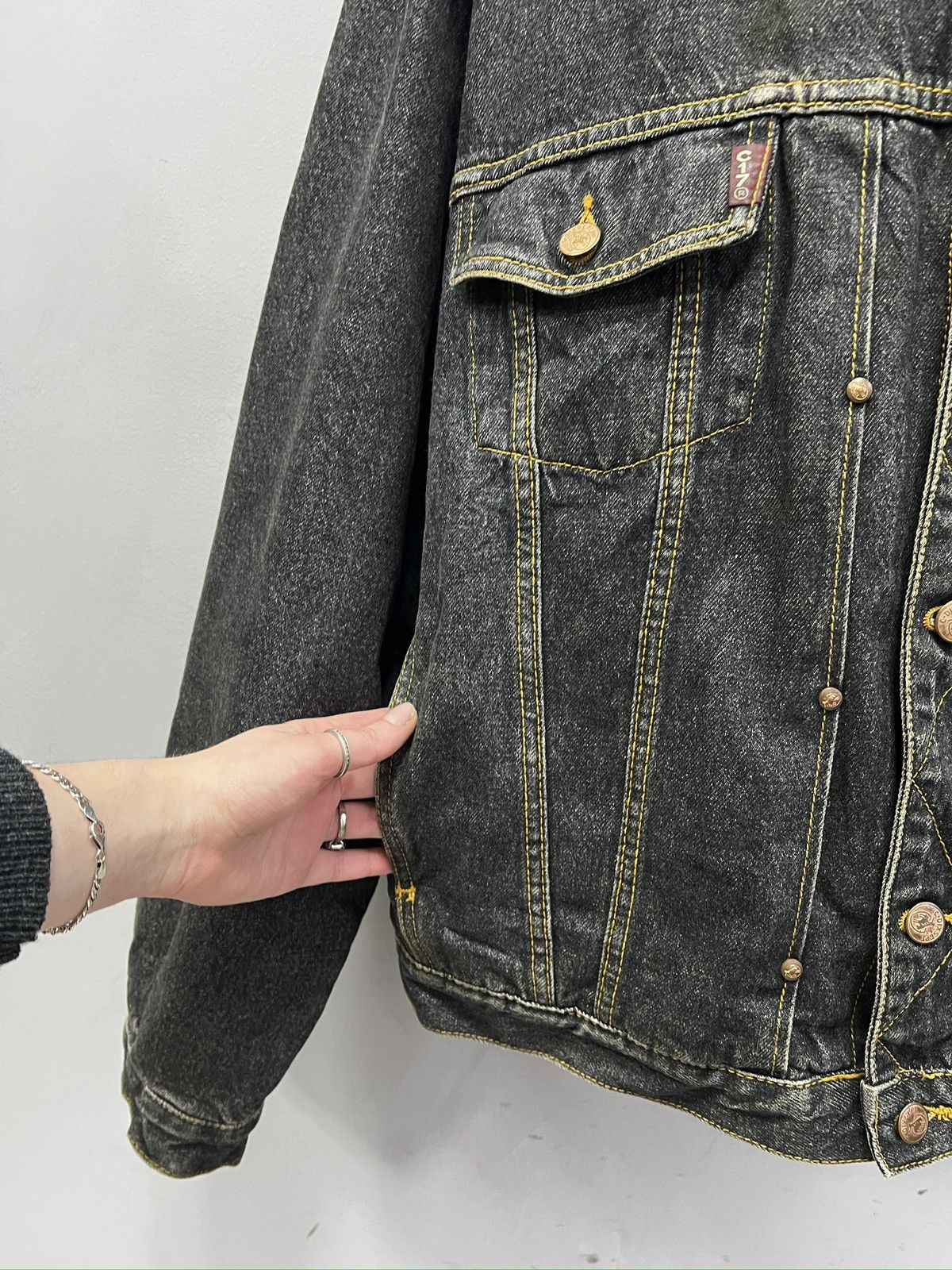 Levi's Levi’s style leather Denim Jeans Jacket 90s Distressed Y2k Size US L / EU 52-54 / 3 - 6 Thumbnail